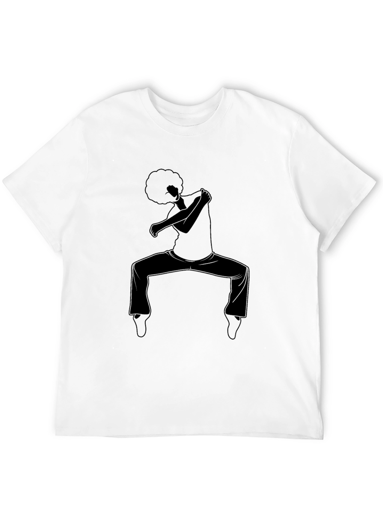 Silhouette Dancer Black T-Shirt - Cool Graphic Tee