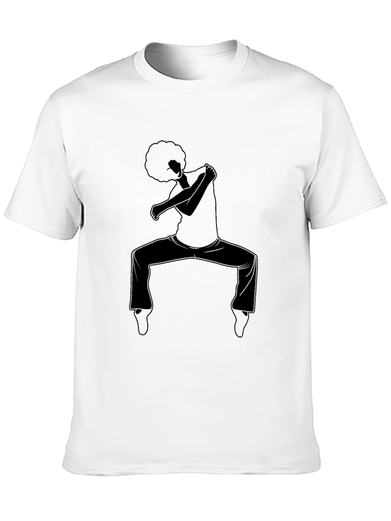 Silhouette Dancer Black T-Shirt - Cool Graphic Tee