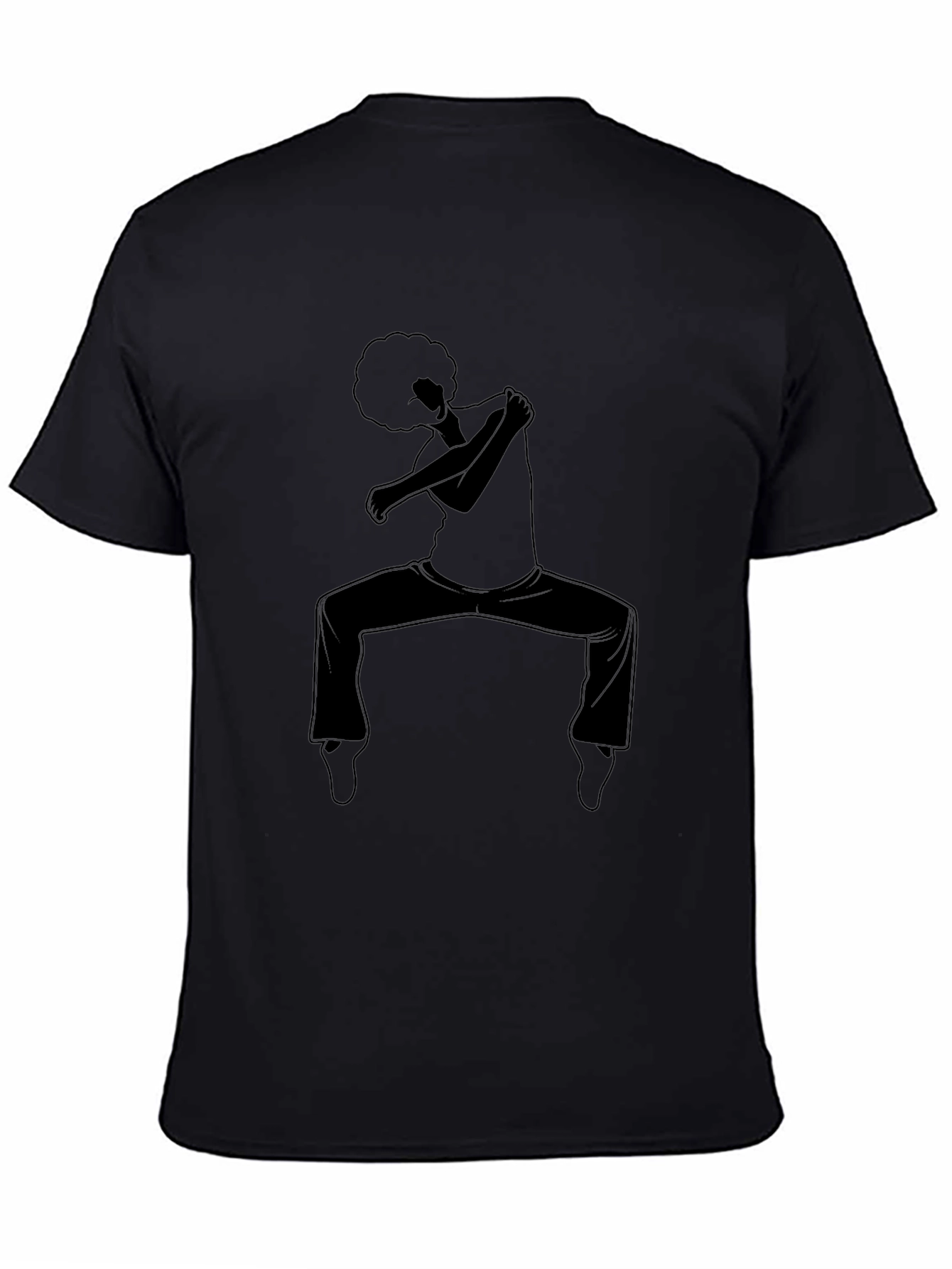 Silhouette Dancer Black T-Shirt - Cool Graphic Tee