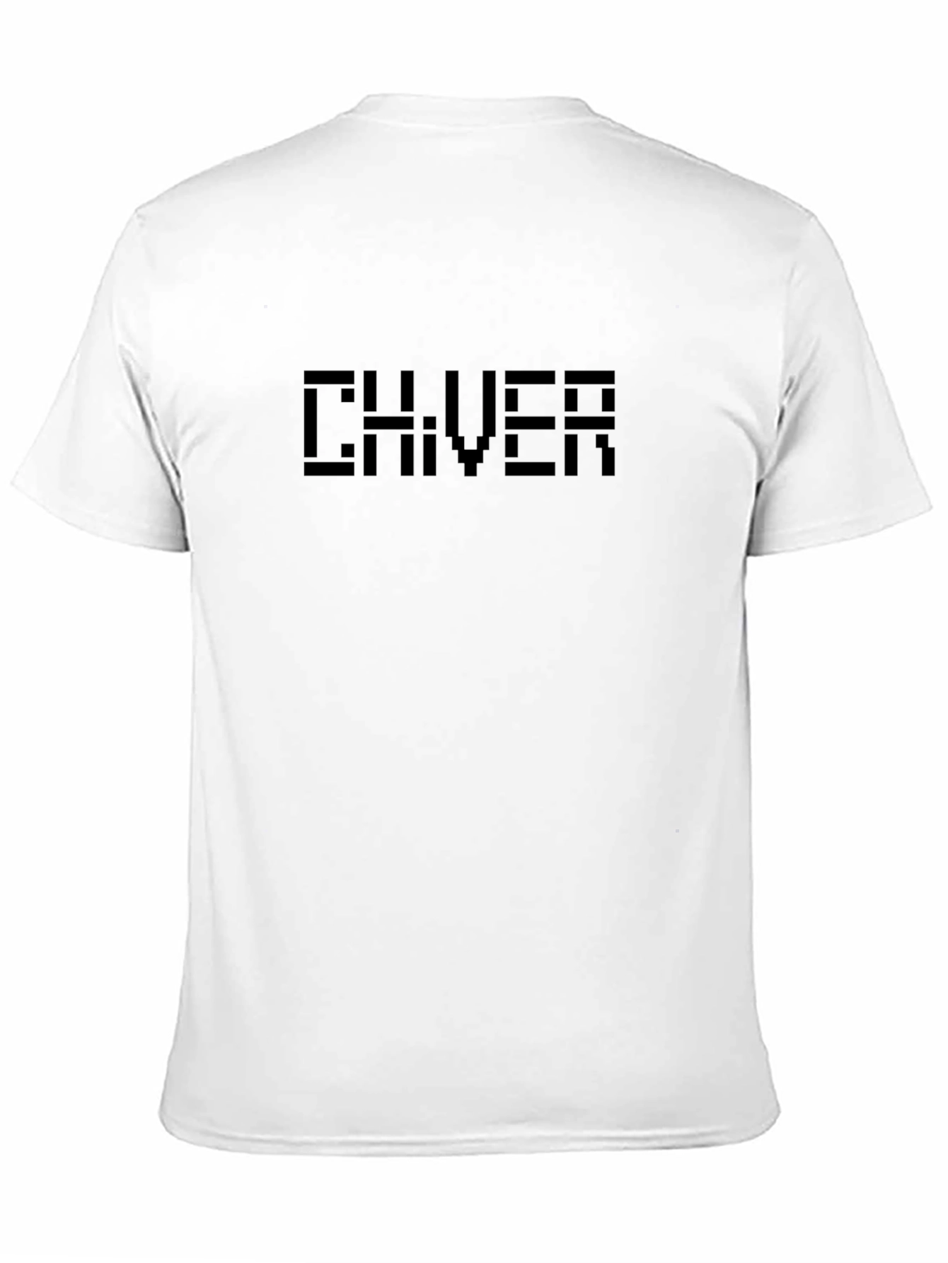 Chiver Pixelated Logo Black T-Shirt