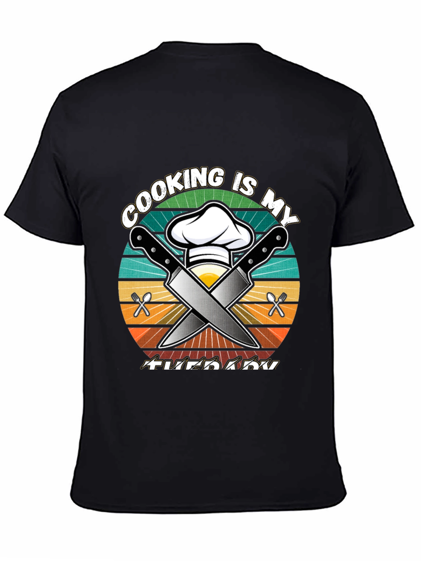 Cooking is My Therapy Graphic Tee