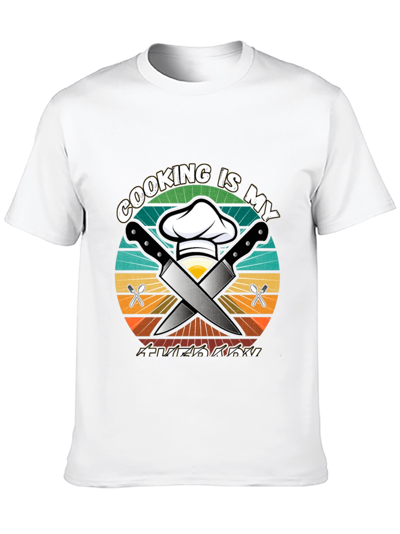 Cooking is My Therapy Graphic Tee