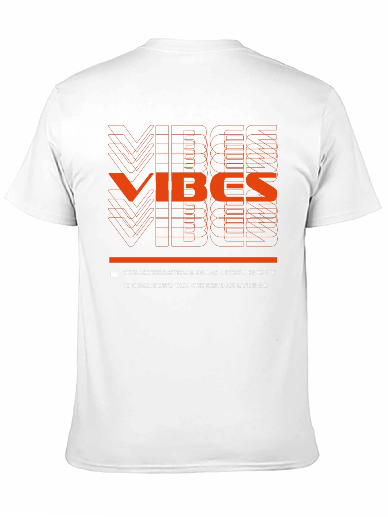 Vibes Graphic Tee - Emotional Signals Black T-Shirt