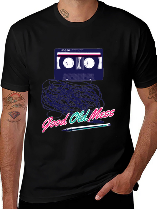 Retro Cassette Tape T-Shirt - Good Old Mess