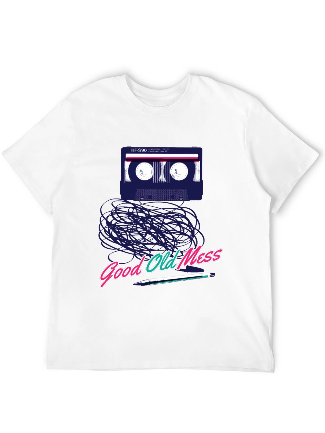 Retro Cassette Tape T-Shirt - Good Old Mess