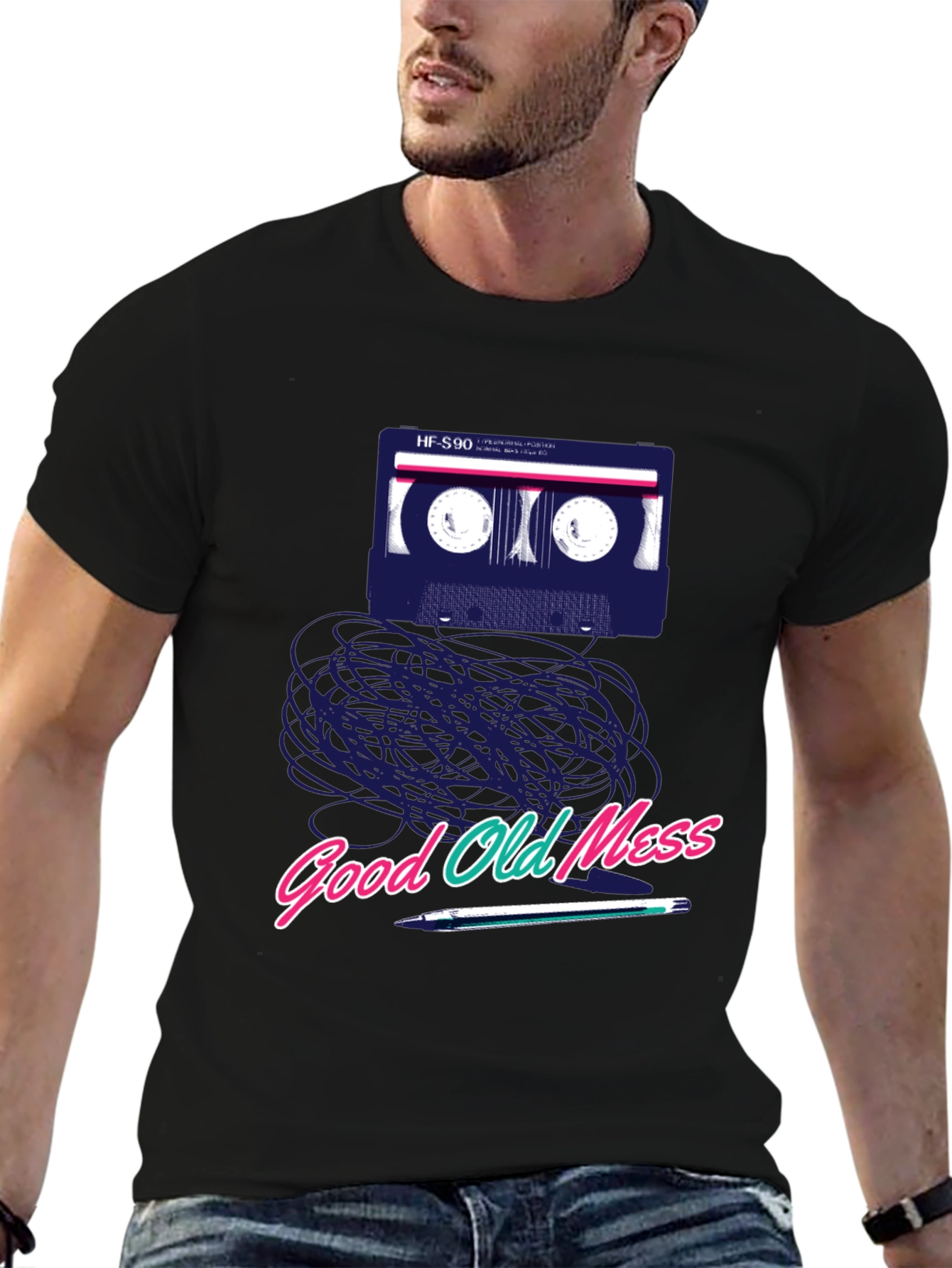 Retro Cassette Tape T-Shirt - Good Old Mess