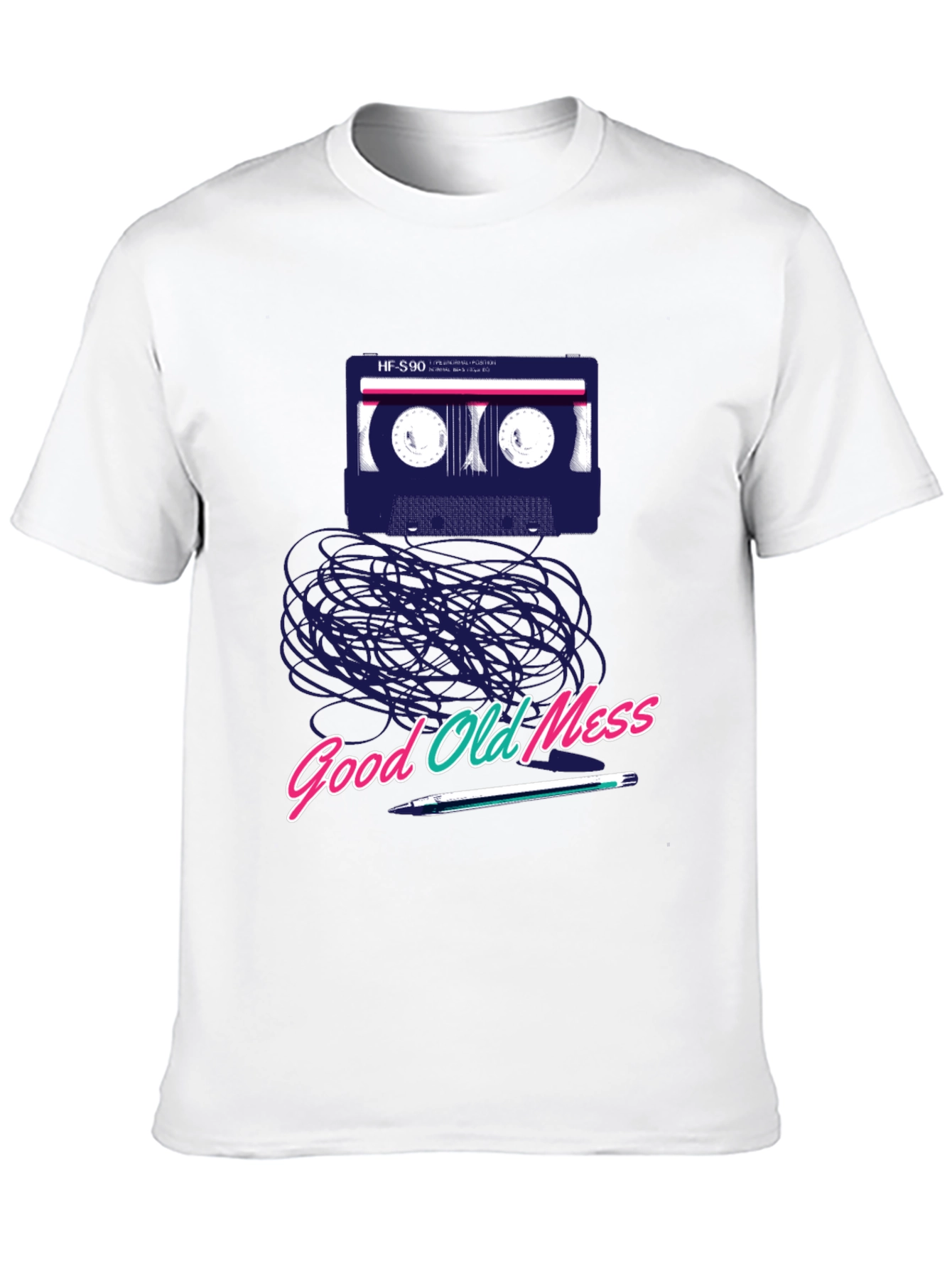 Retro Cassette Tape T-Shirt - Good Old Mess