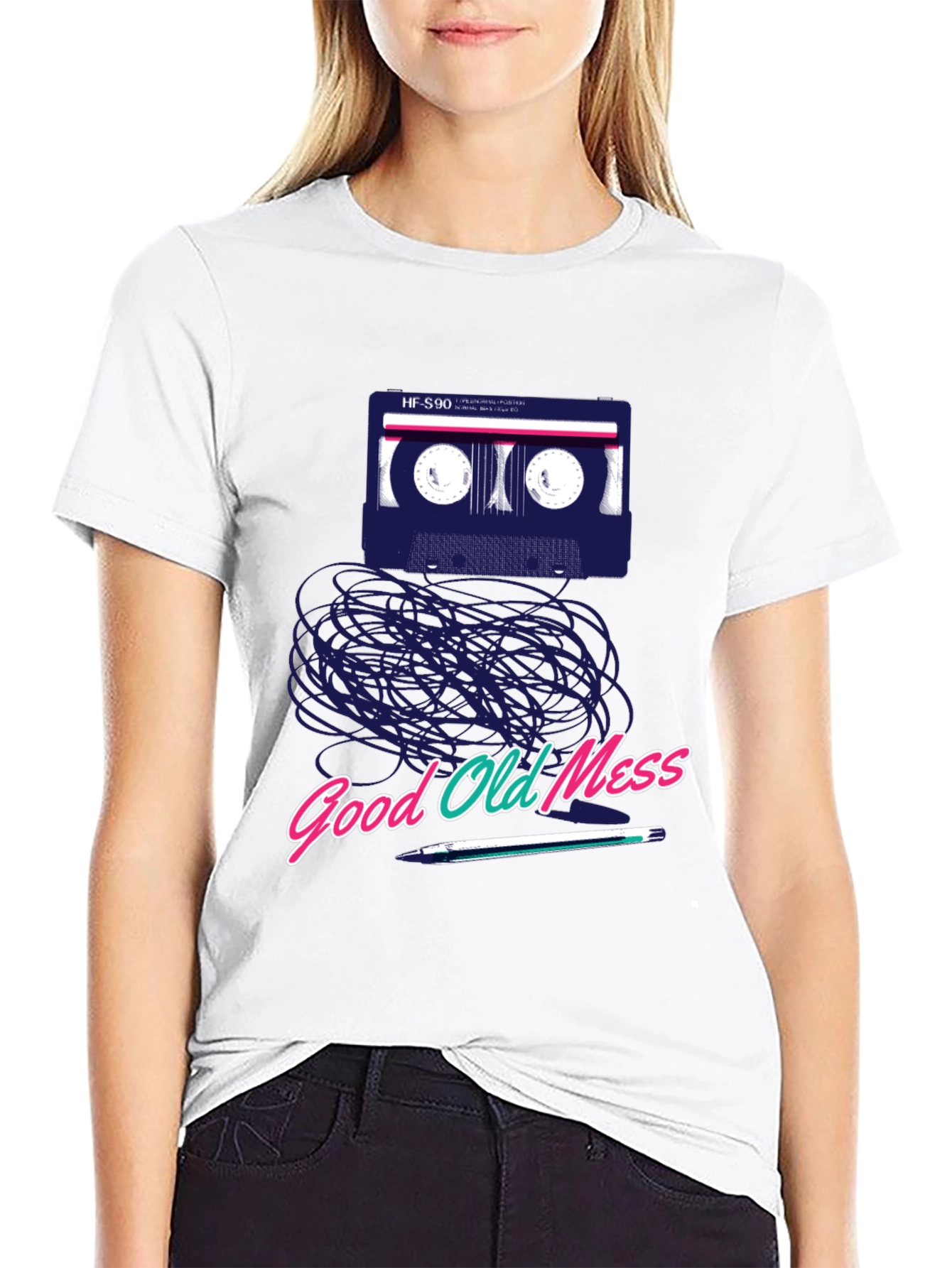 Retro Cassette Tape T-Shirt - Good Old Mess