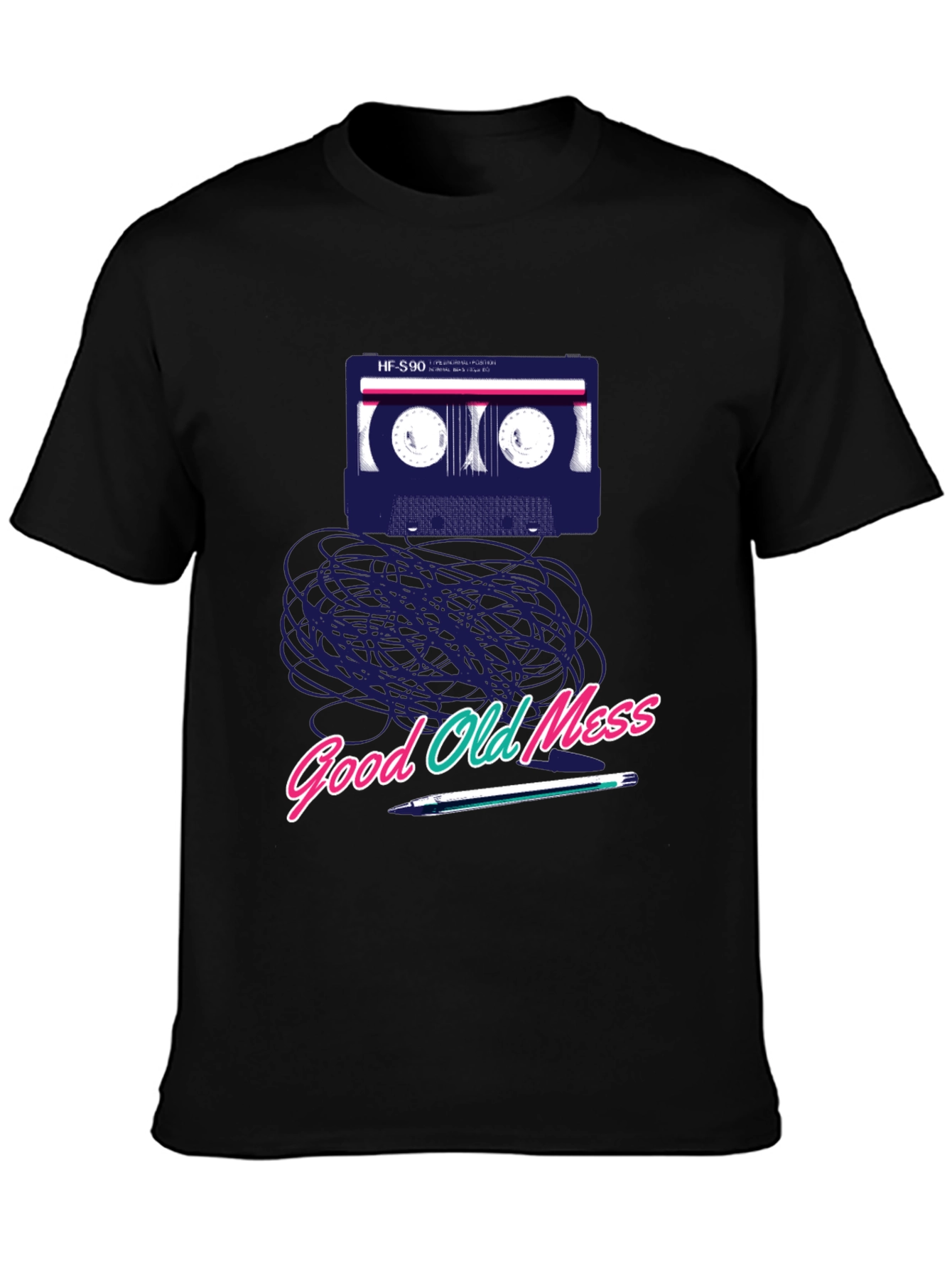Retro Cassette Tape T-Shirt - Good Old Mess