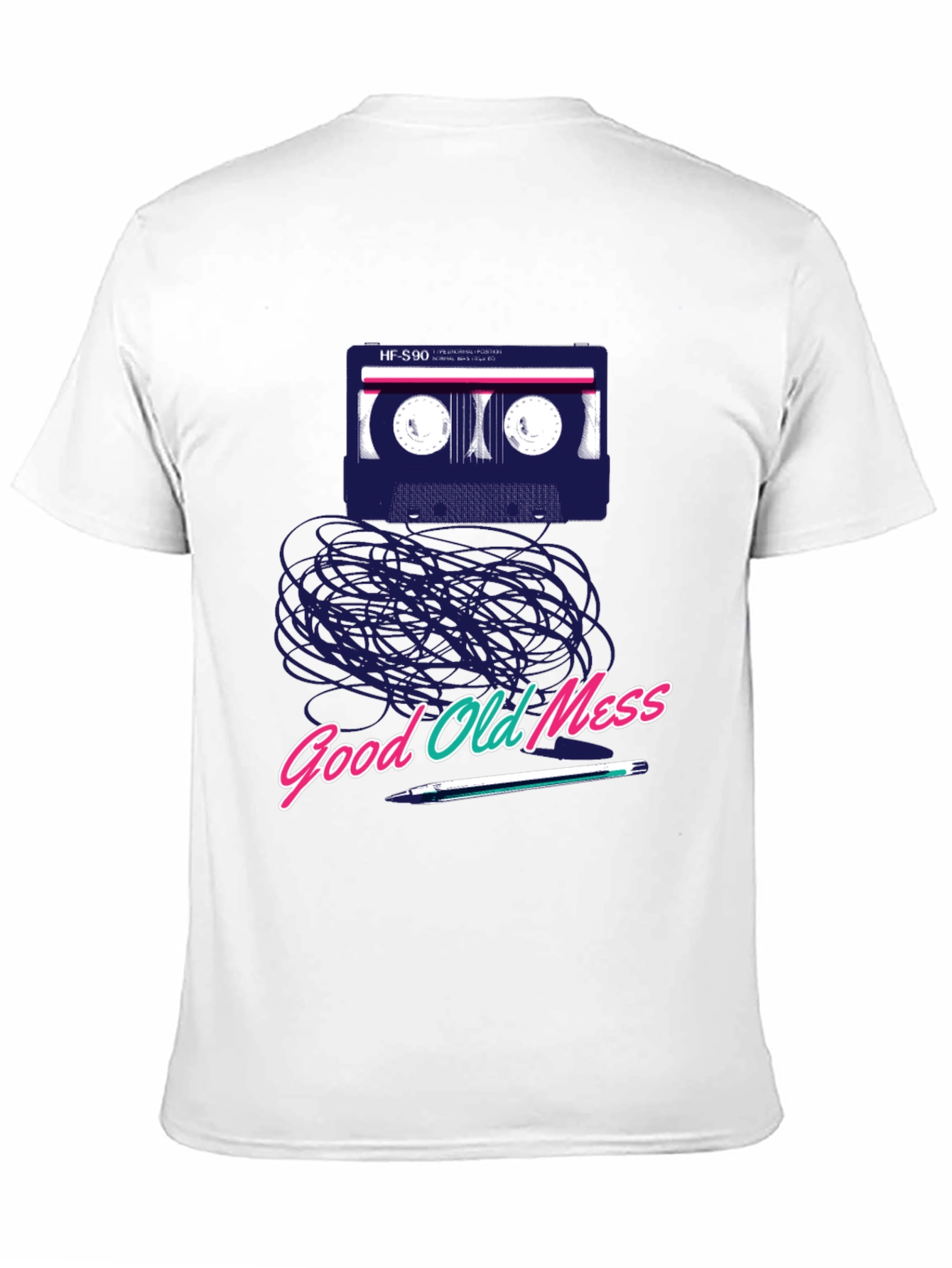 Retro Cassette Tape T-Shirt - Good Old Mess