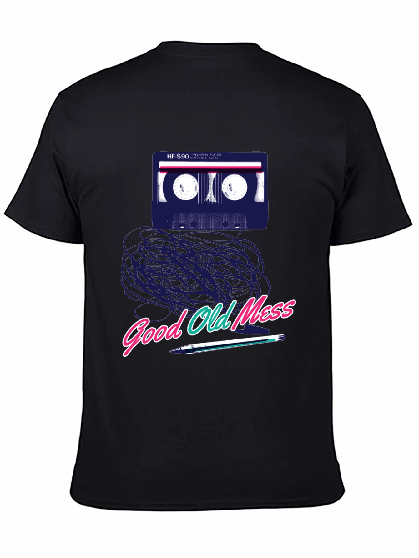 Retro Cassette Tape T-Shirt - Good Old Mess