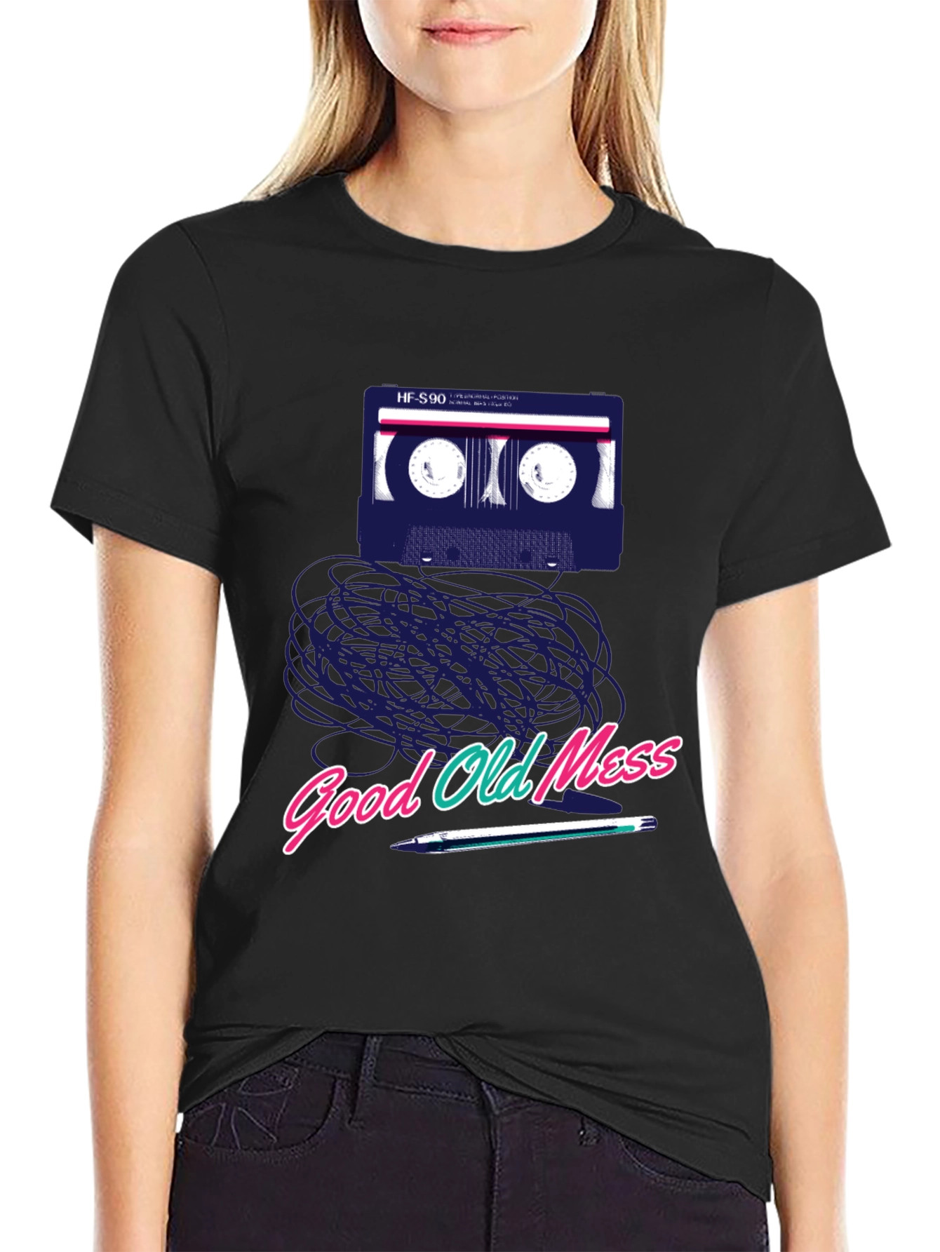 Retro Cassette Tape T-Shirt - Good Old Mess