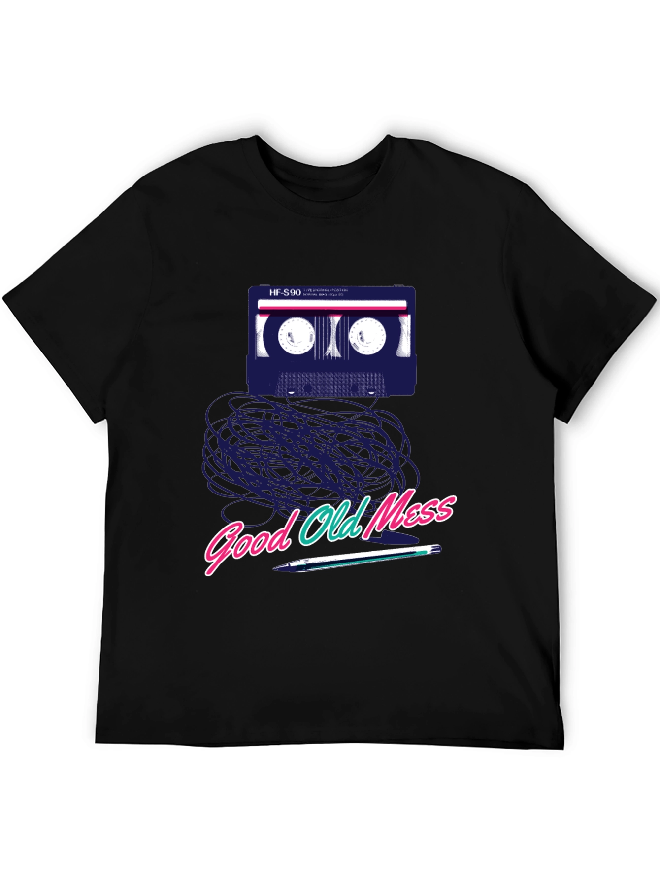 Retro Cassette Tape T-Shirt - Good Old Mess