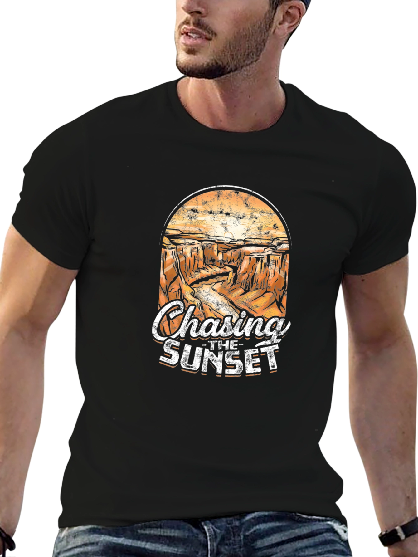 Chasing The Sunset Graphic T-Shirt
