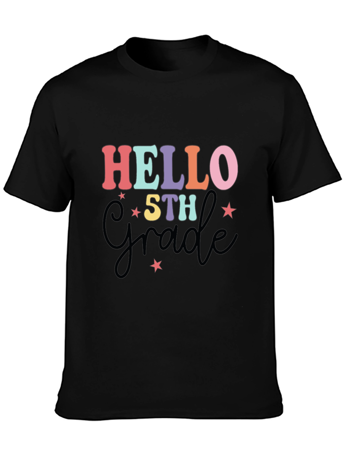 Hello 5th Grade T-Shirt - Back to School Apparel