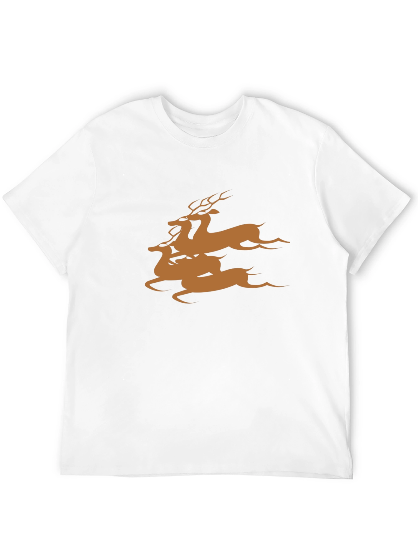 Black Deer Graphic Tee - Stylish Casual Wear