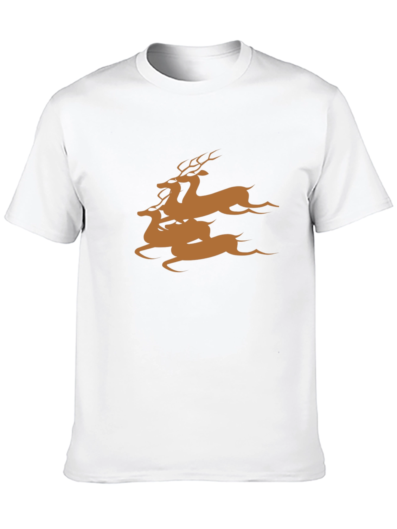 Black Deer Graphic Tee - Stylish Casual Wear