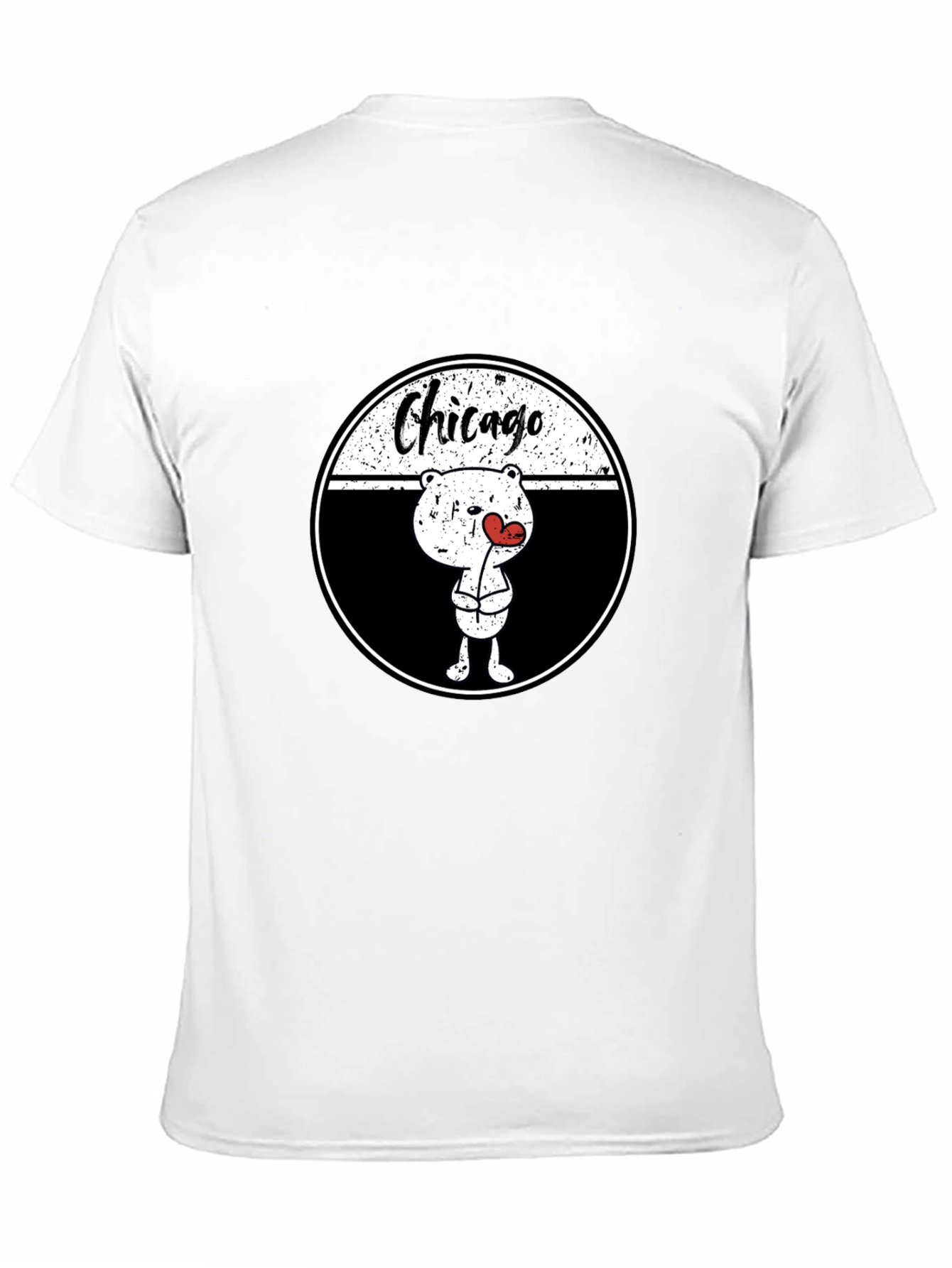 Chicago Bear Love T-Shirt - Trendy Graphic Tee
