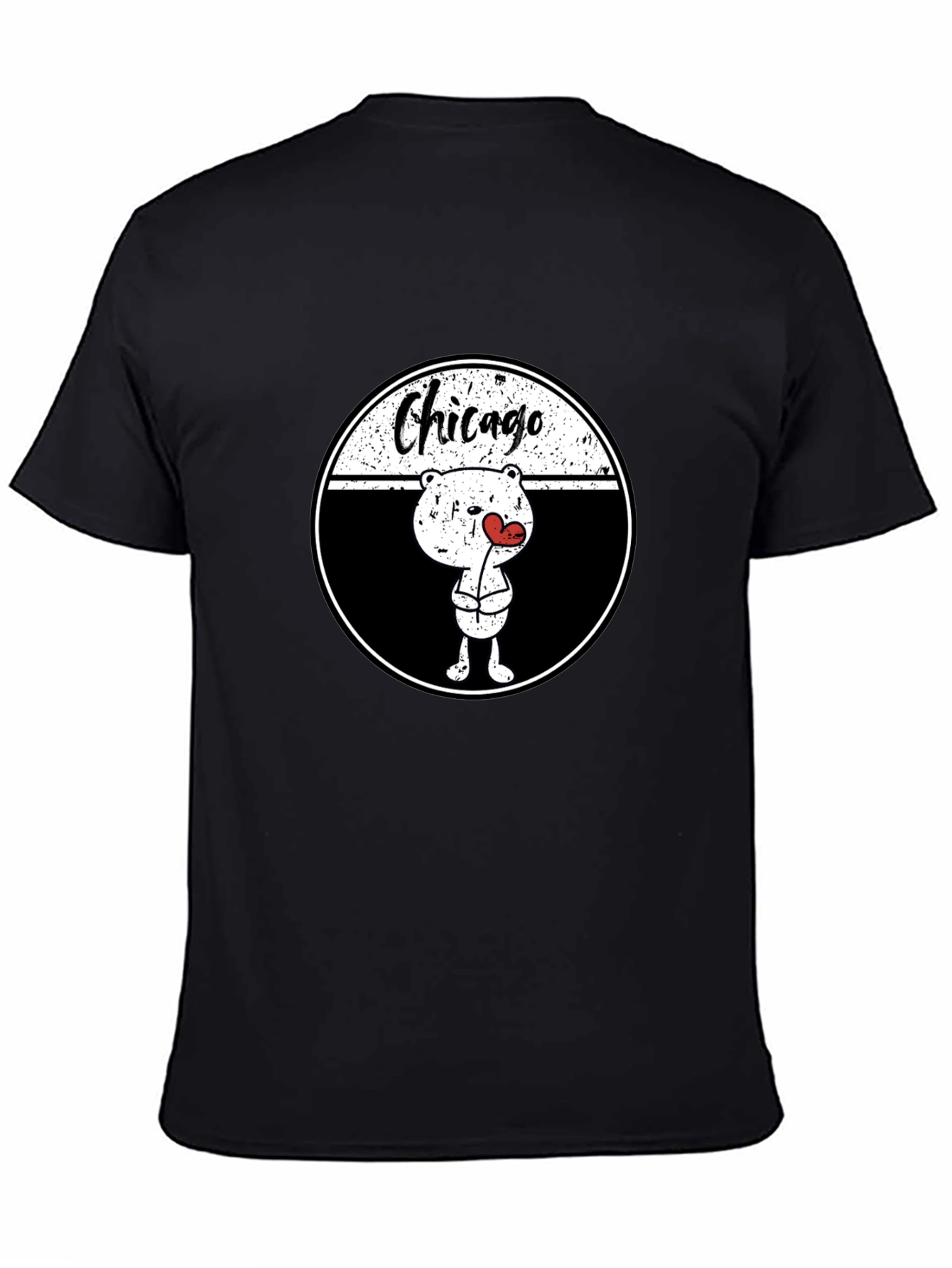 Chicago Bear Love T-Shirt - Trendy Graphic Tee