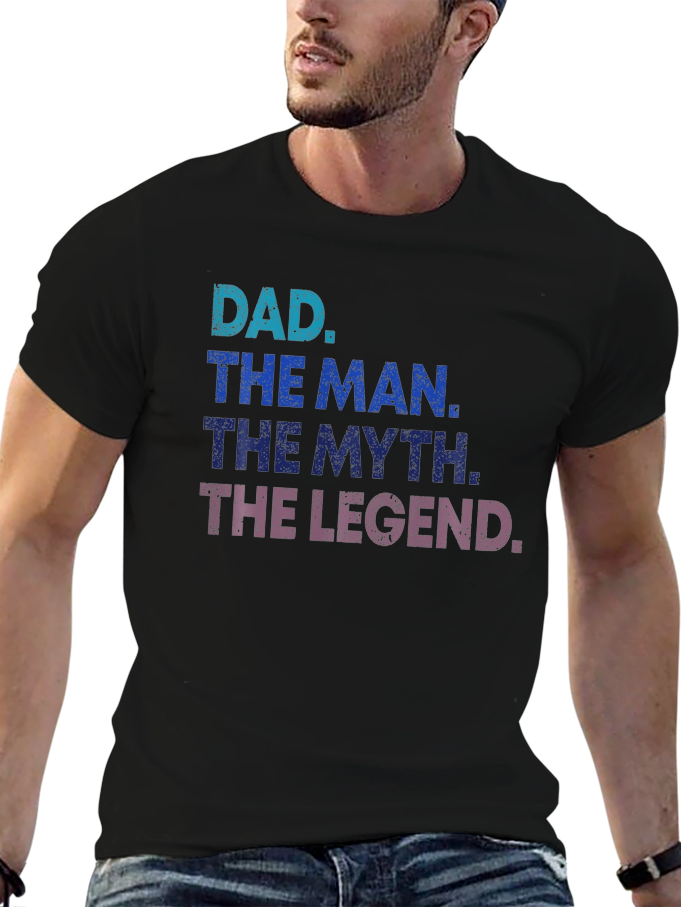Dad The Man The Myth The Legend Graphic Tee