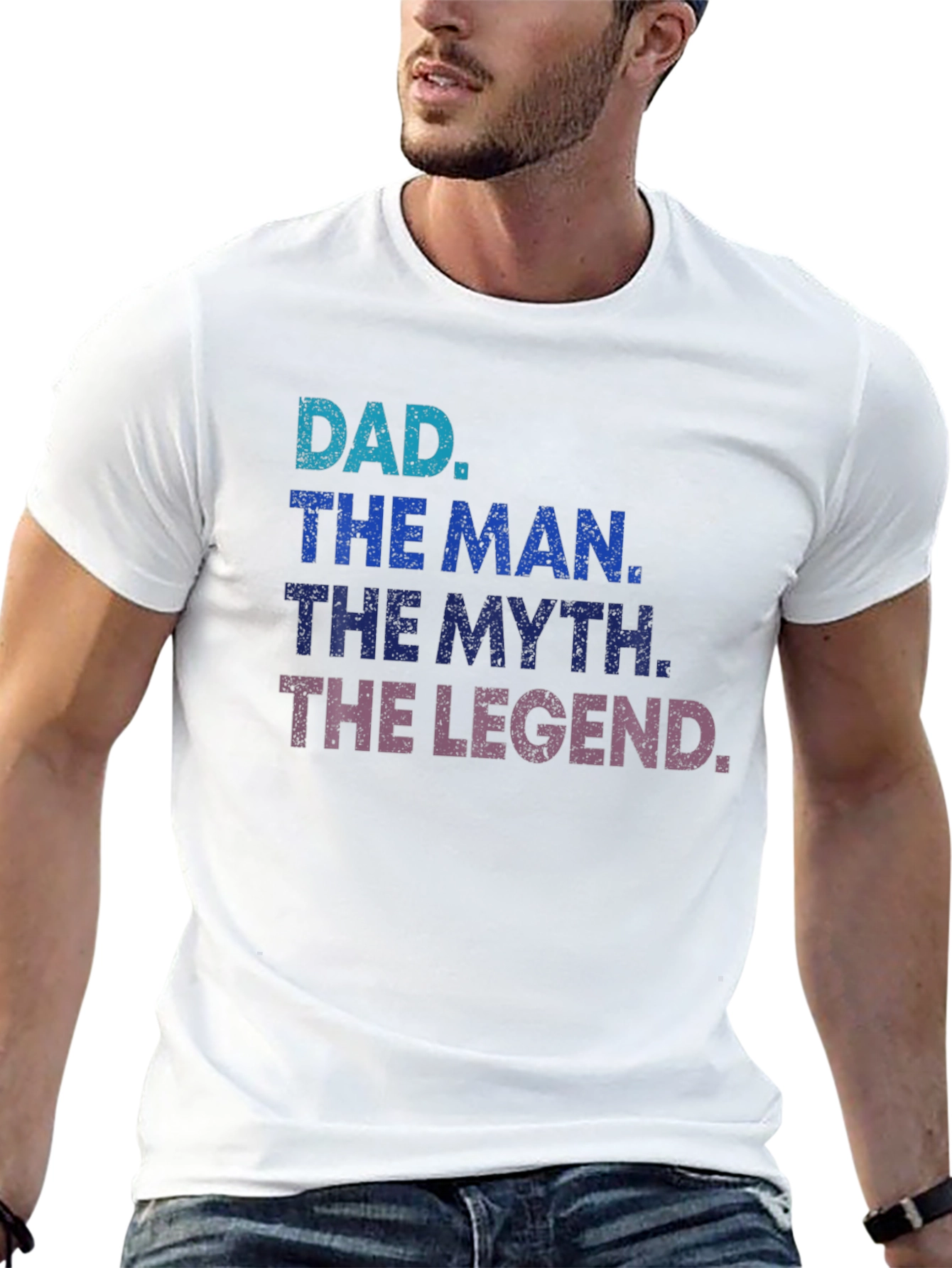Dad The Man The Myth The Legend Graphic Tee