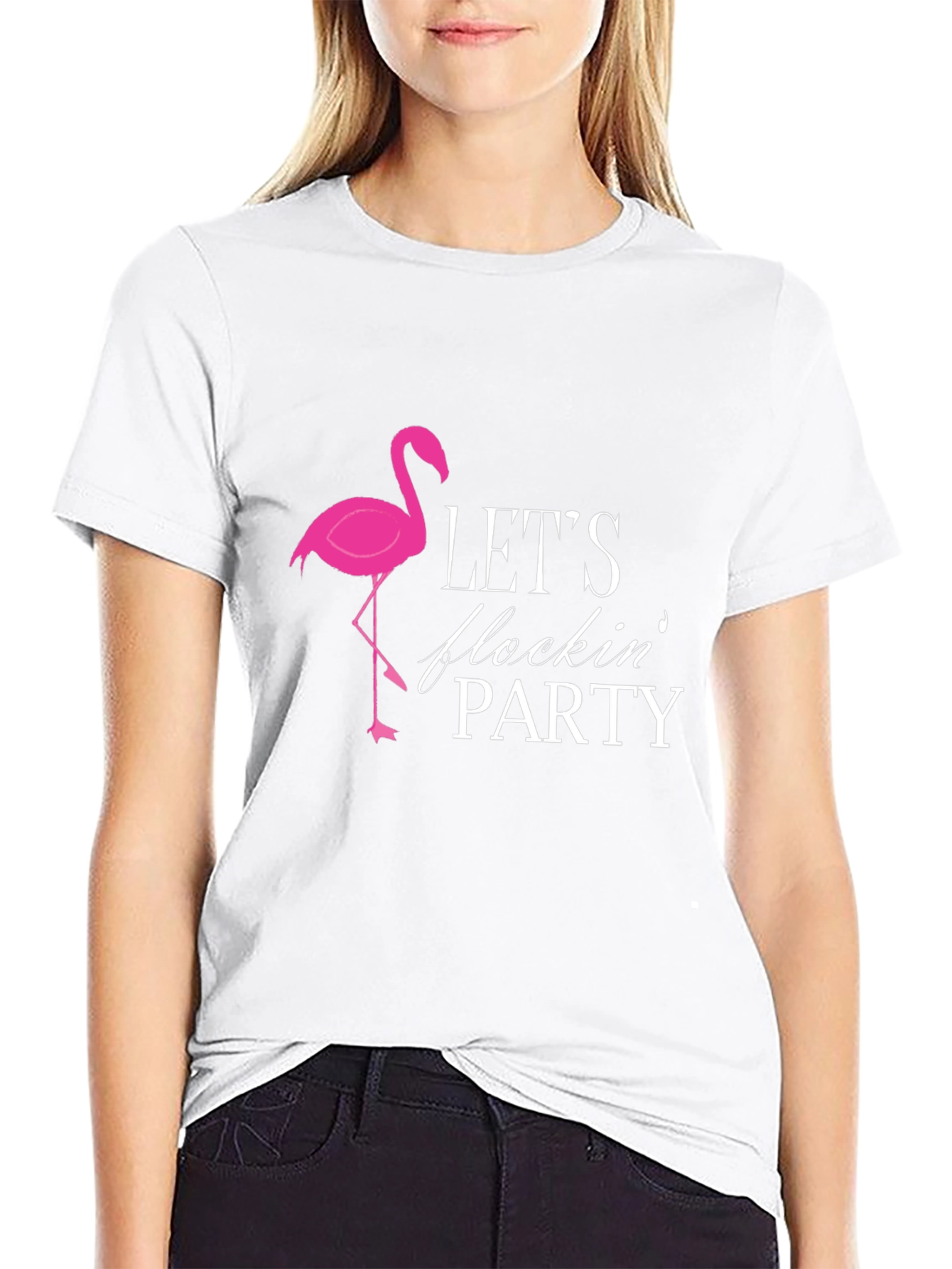 Lets Flocking Party Graphic Tee
