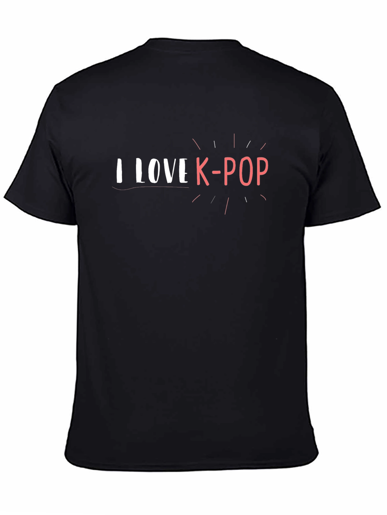 I Love K-Pop Graphic T-Shirt - Trendy Fan Apparel