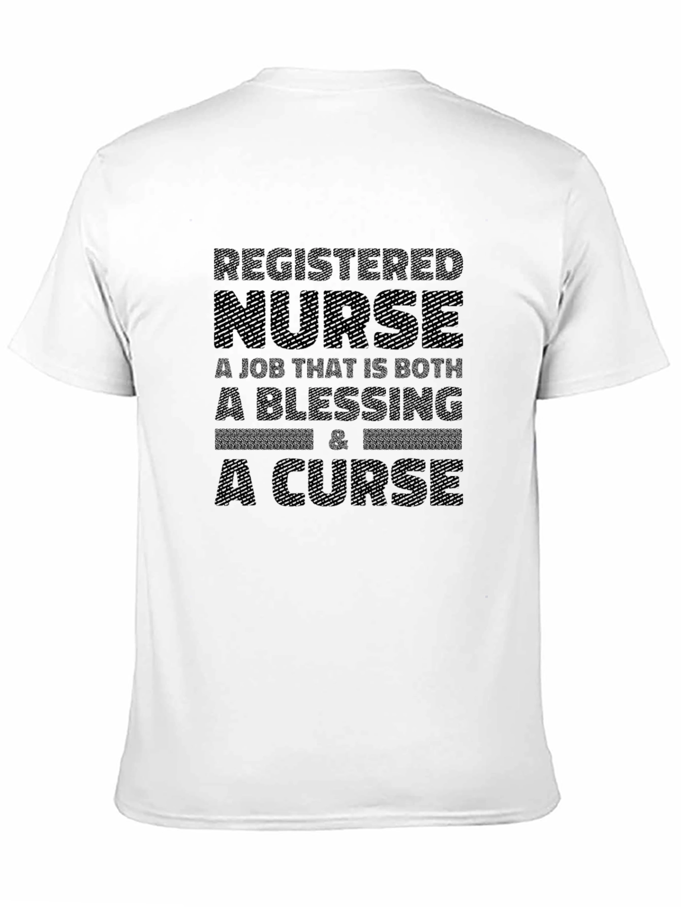 Registered Nurse Blessing & Curse Graphic T-Shirt