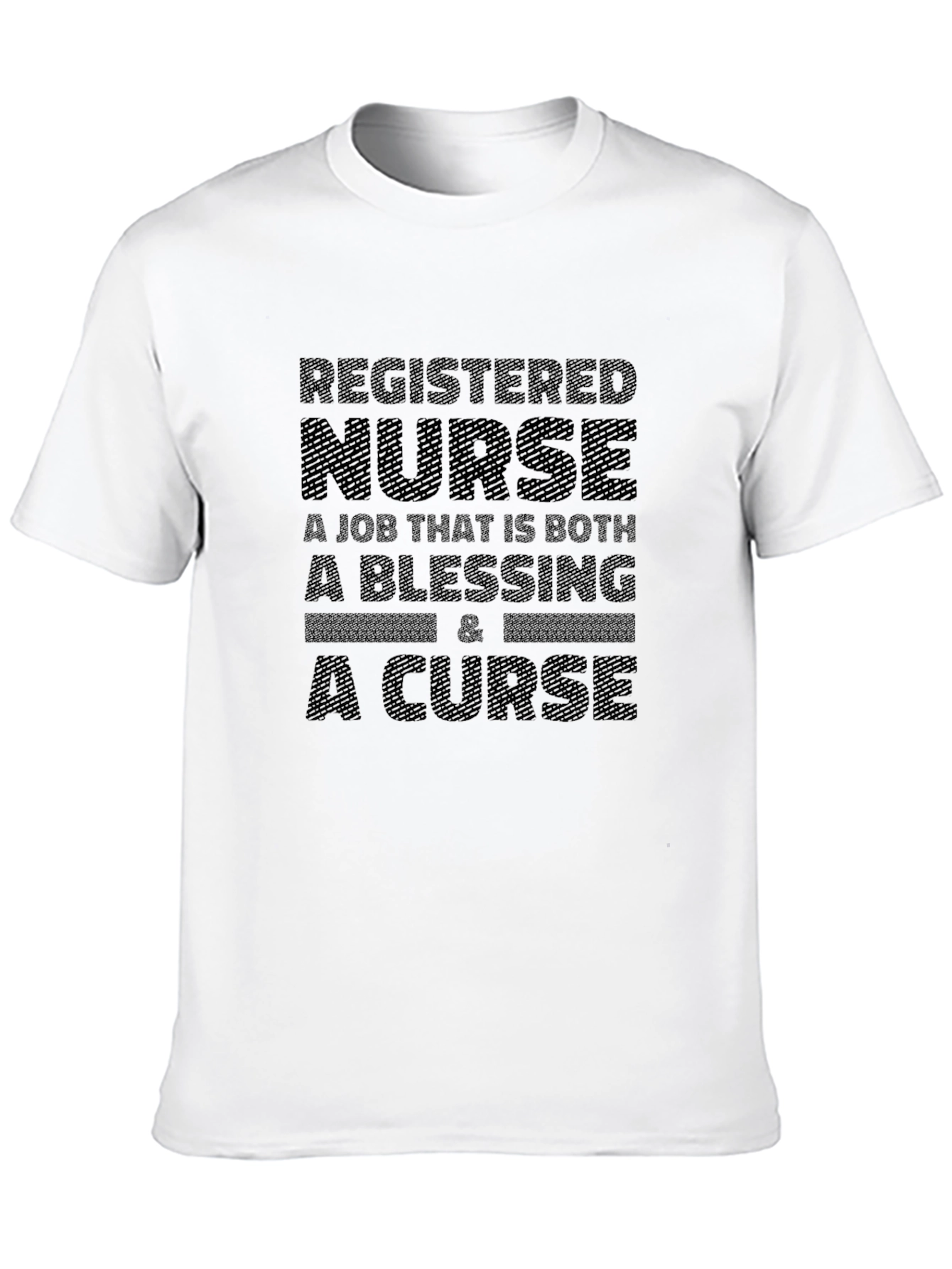 Registered Nurse Blessing & Curse Graphic T-Shirt