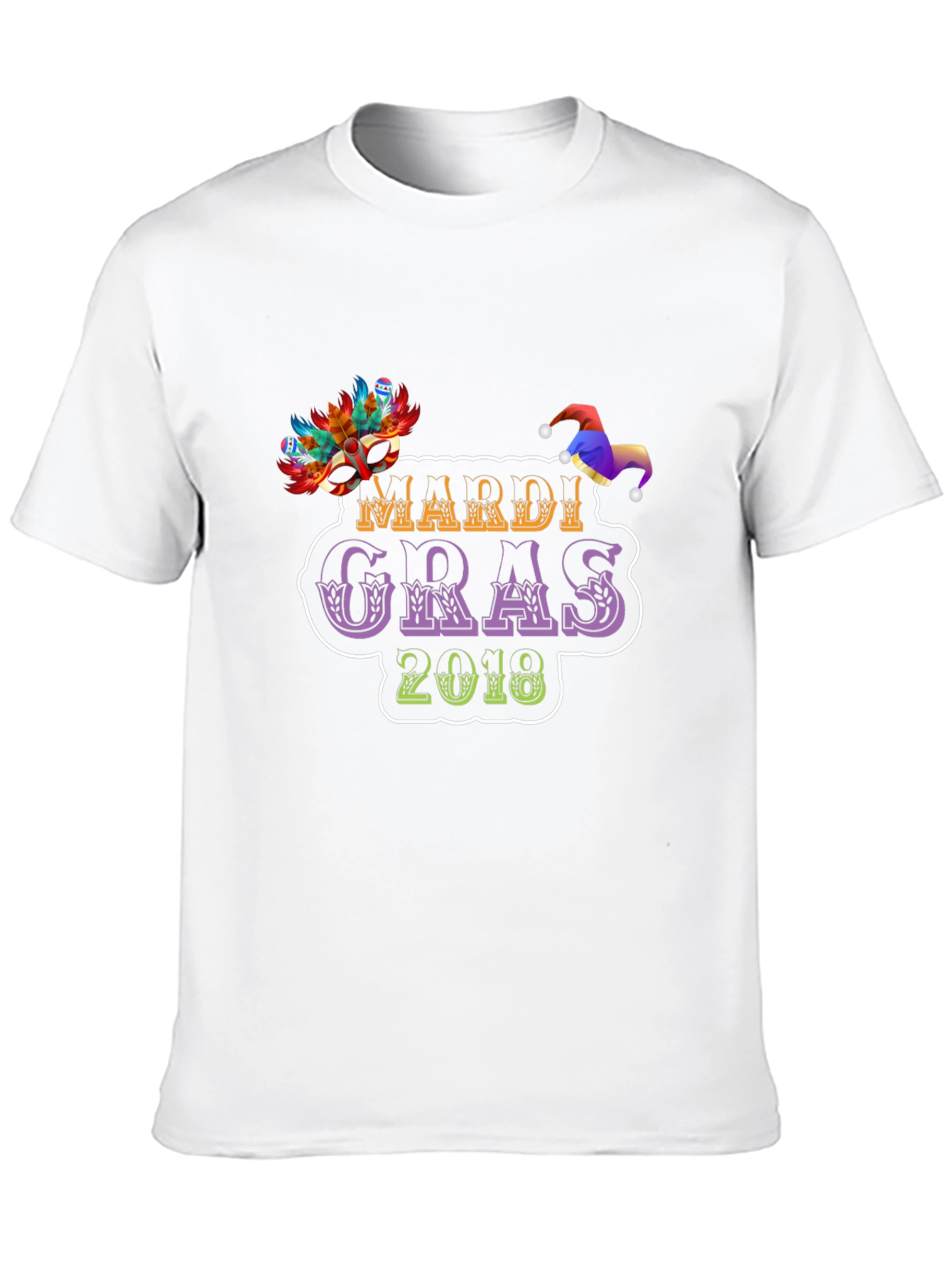 Mardi Gras 2018 Black Tee