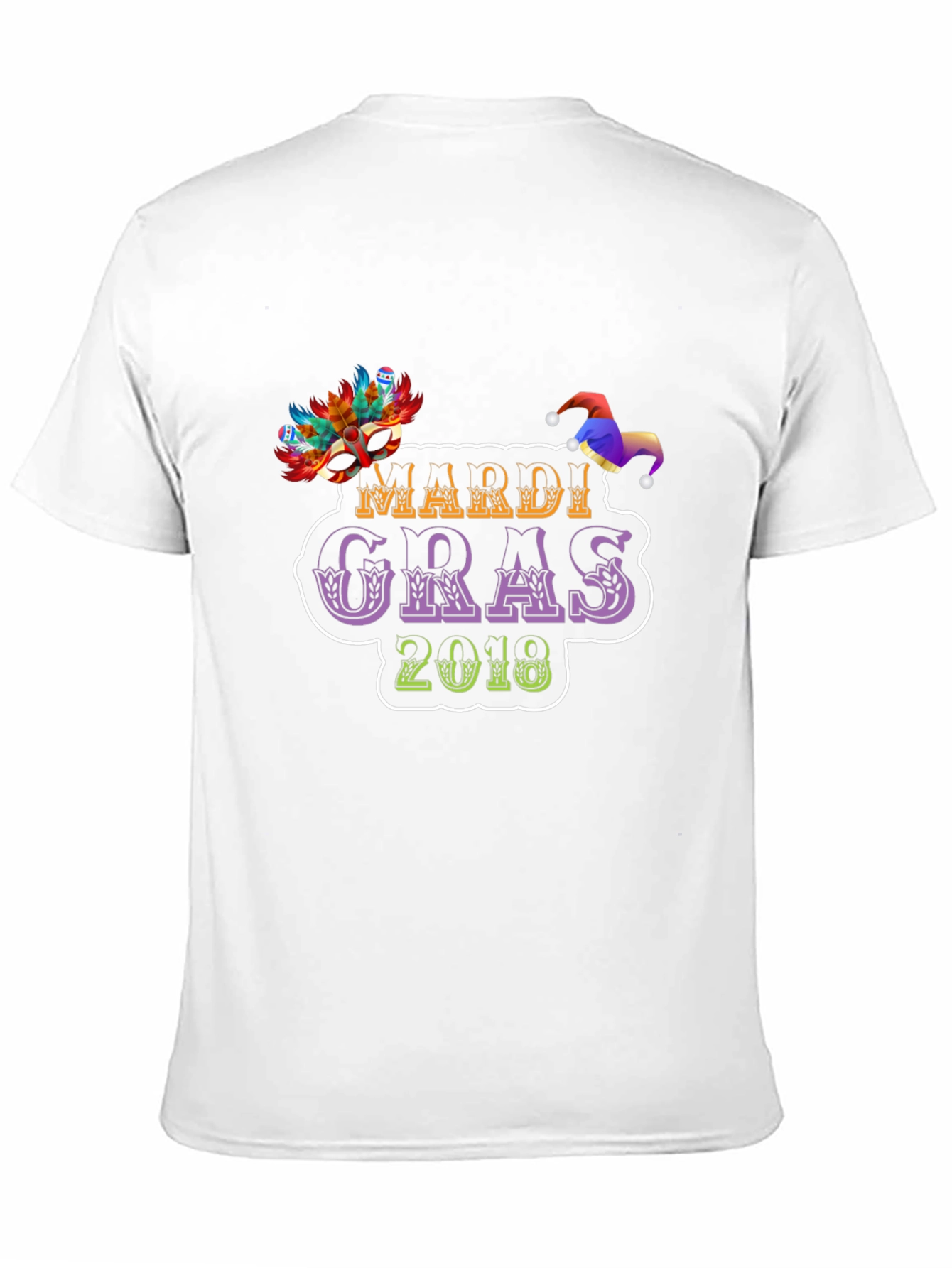 Mardi Gras 2018 Black Tee