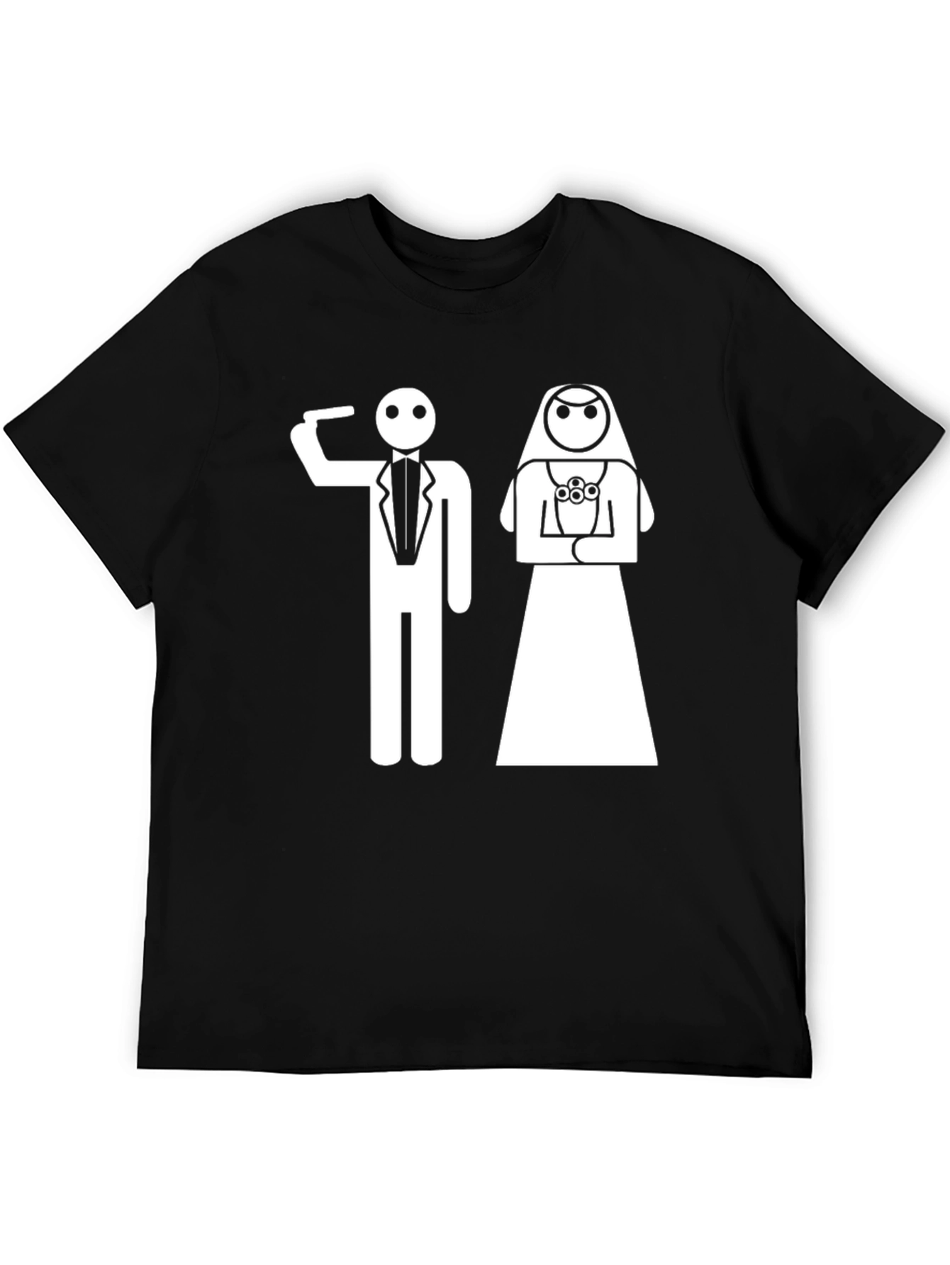 Wedding Graphic Tee - Groom & Bride