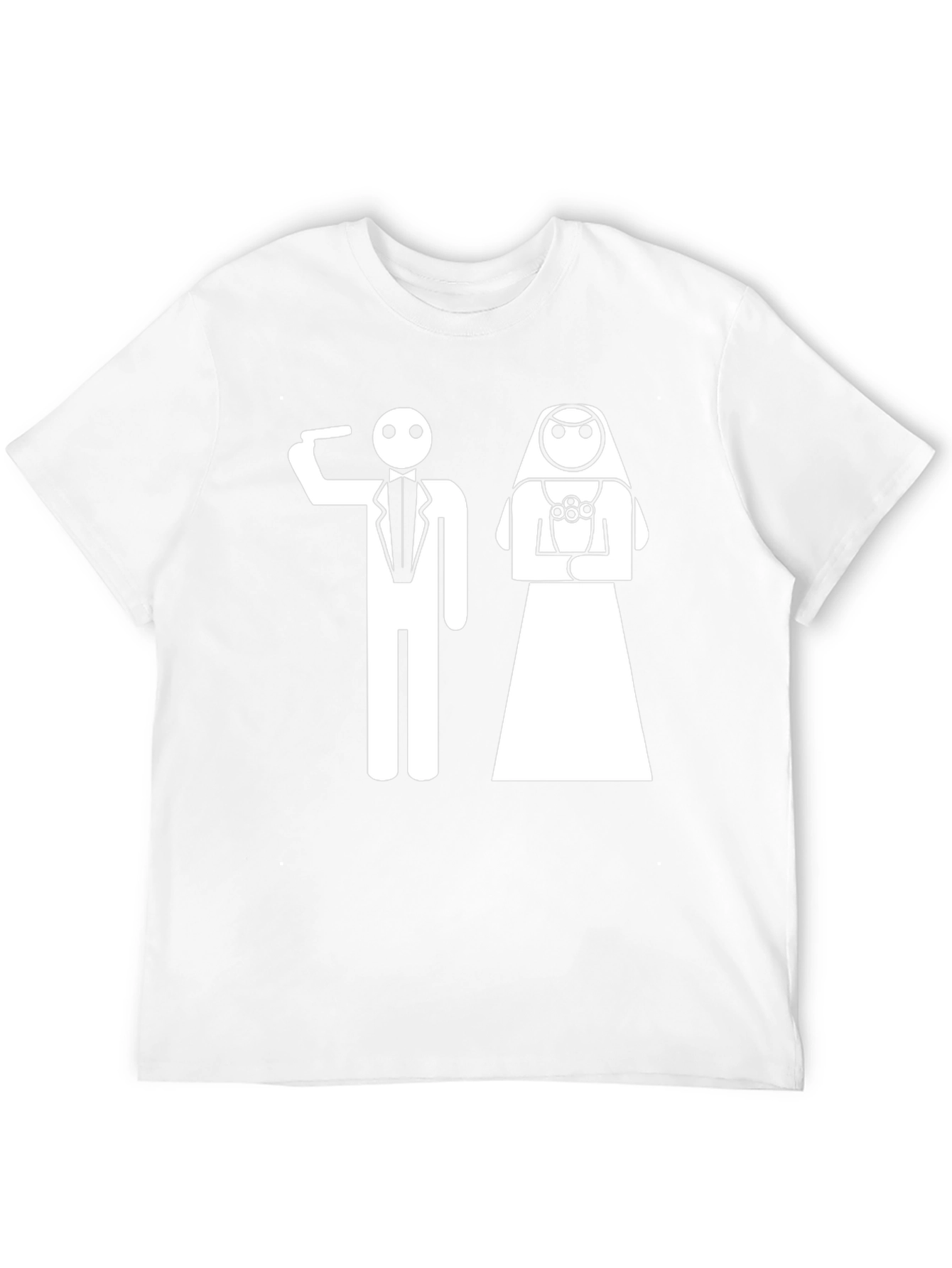 Wedding Graphic Tee - Groom & Bride