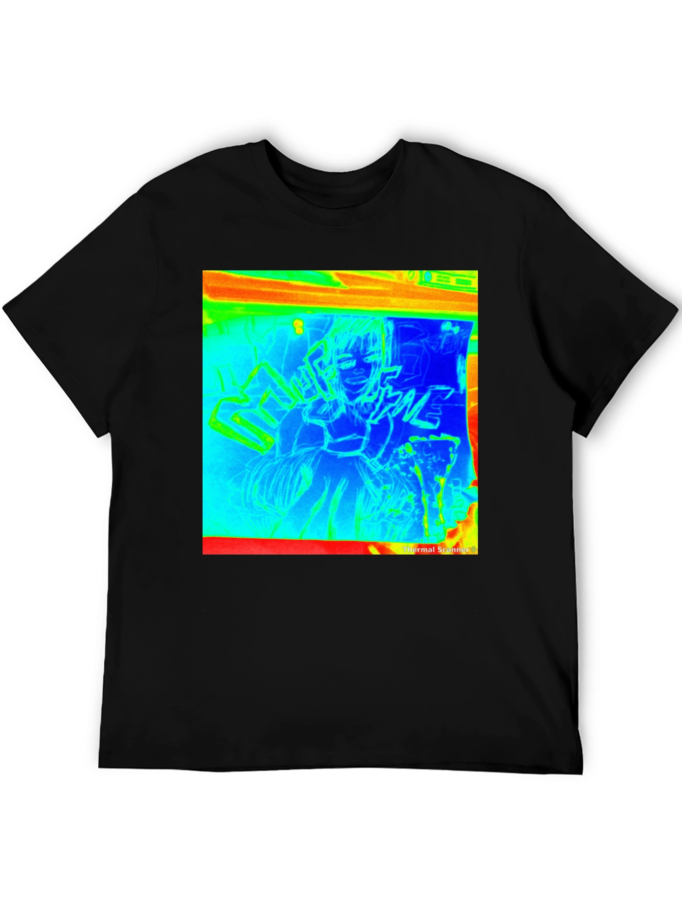 Thermal Anime Graphic T-Shirt