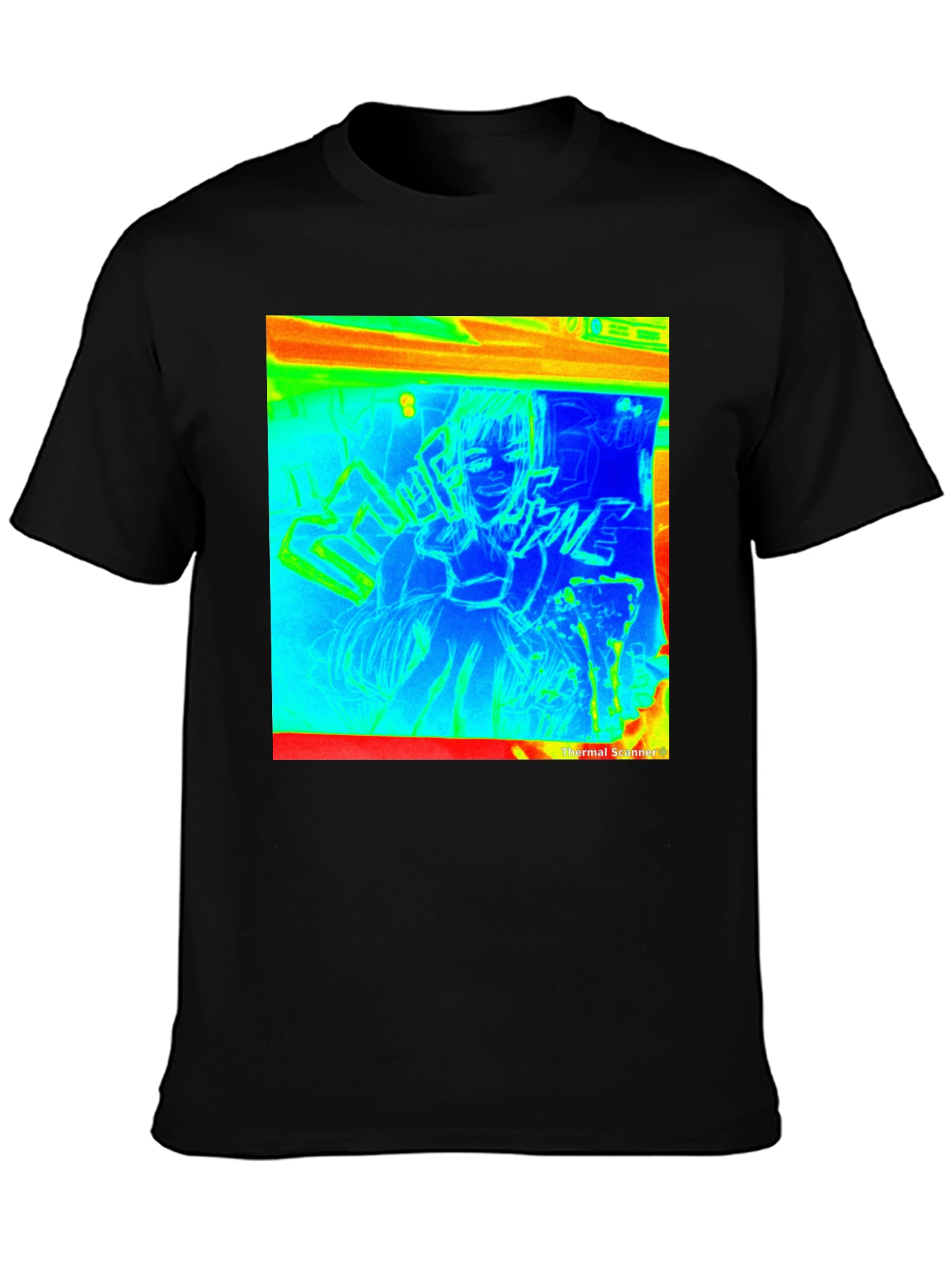 Thermal Anime Graphic T-Shirt