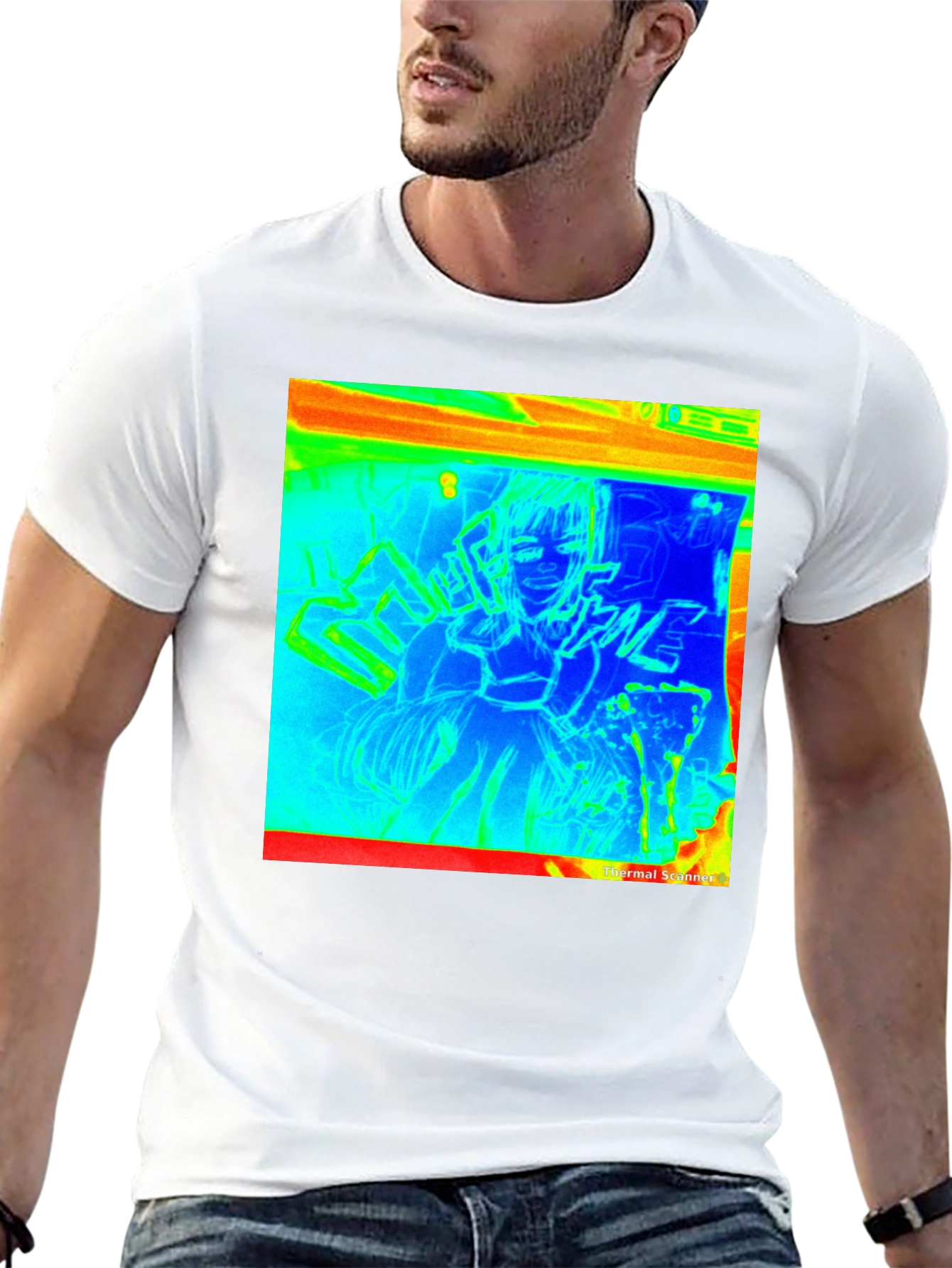 Thermal Anime Graphic T-Shirt