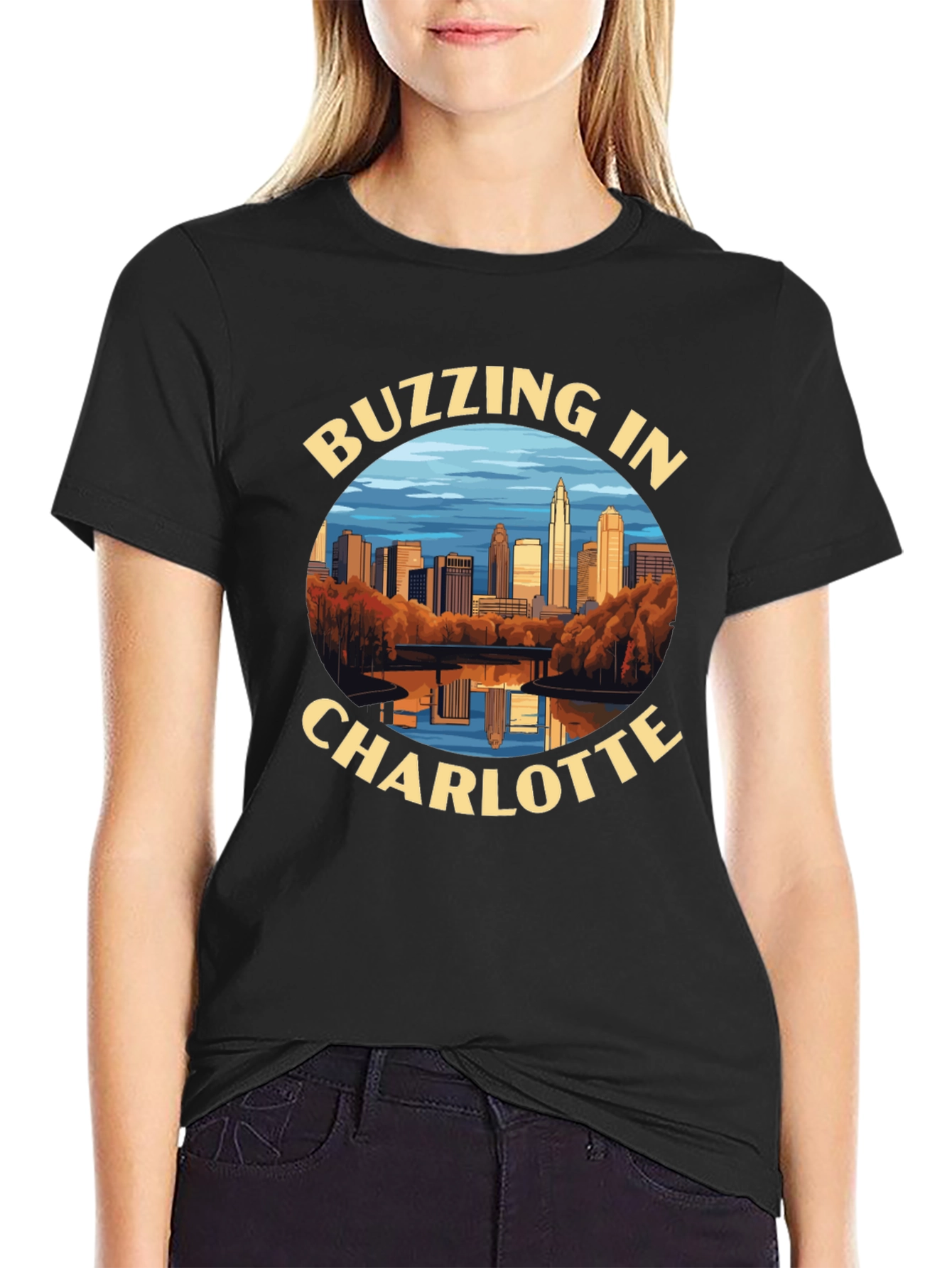 Buzzing in Charlotte Graphic Tee