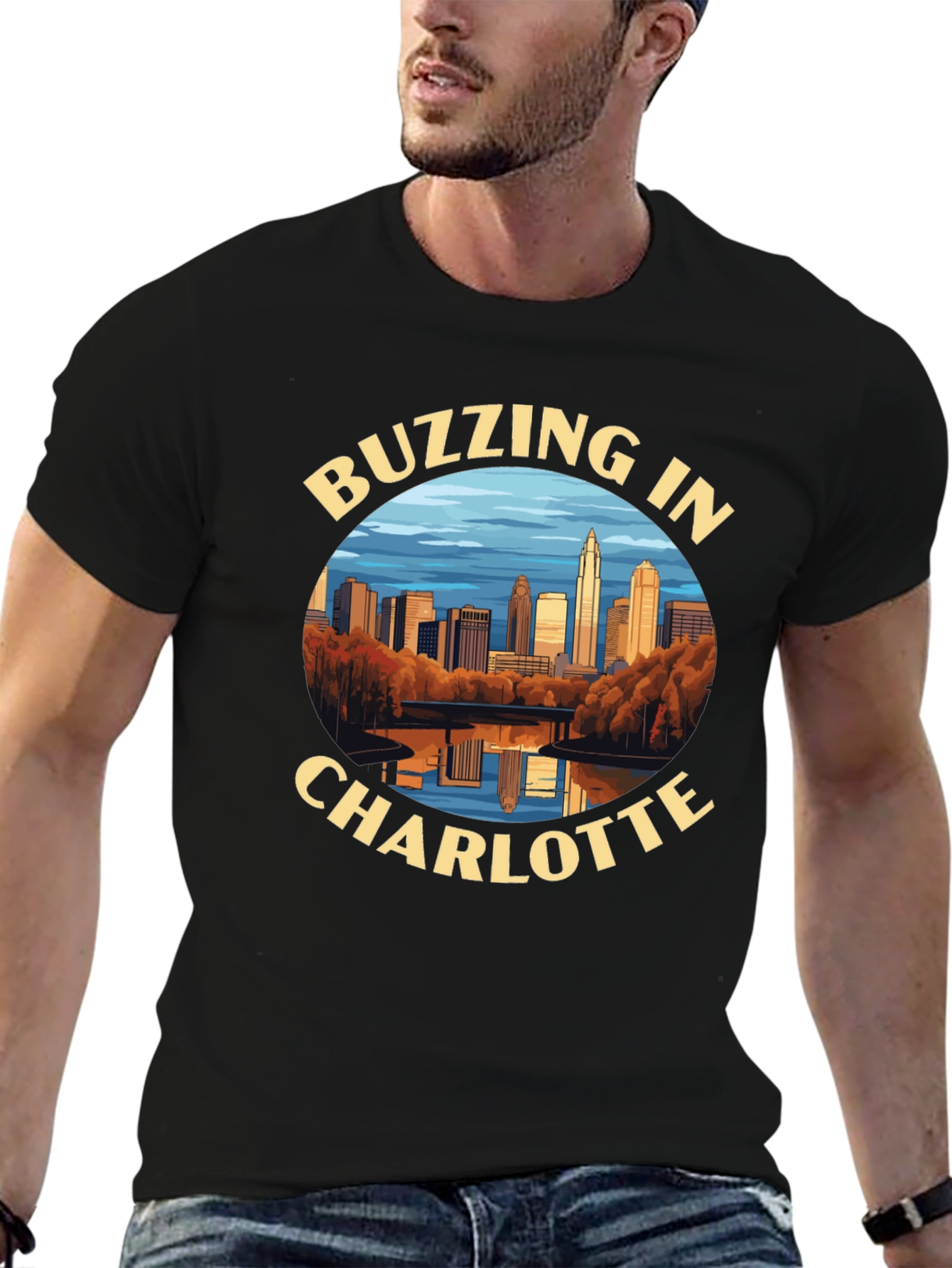 Buzzing in Charlotte Graphic Tee