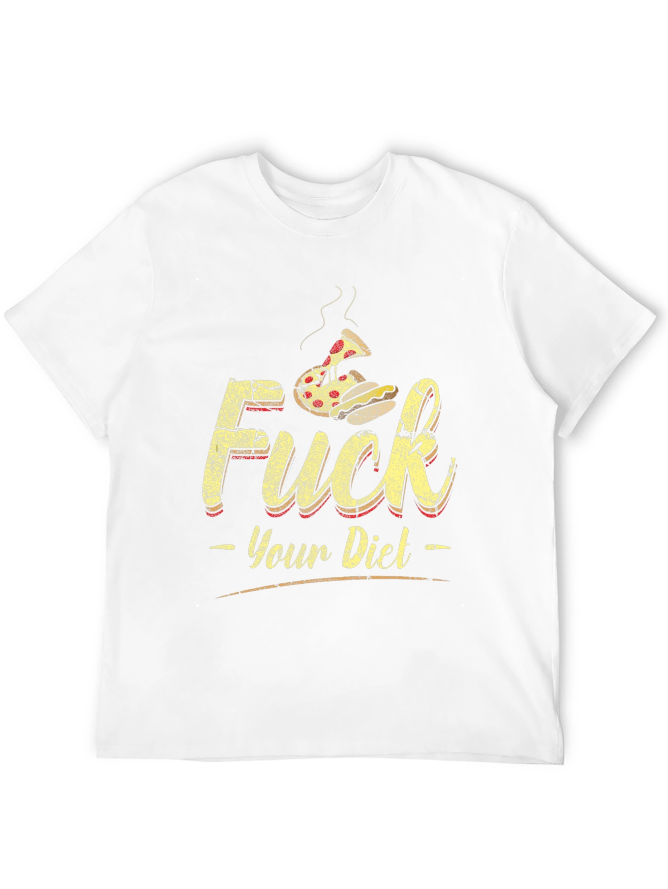Funny F*ck Your Diet Graphic T-Shirt