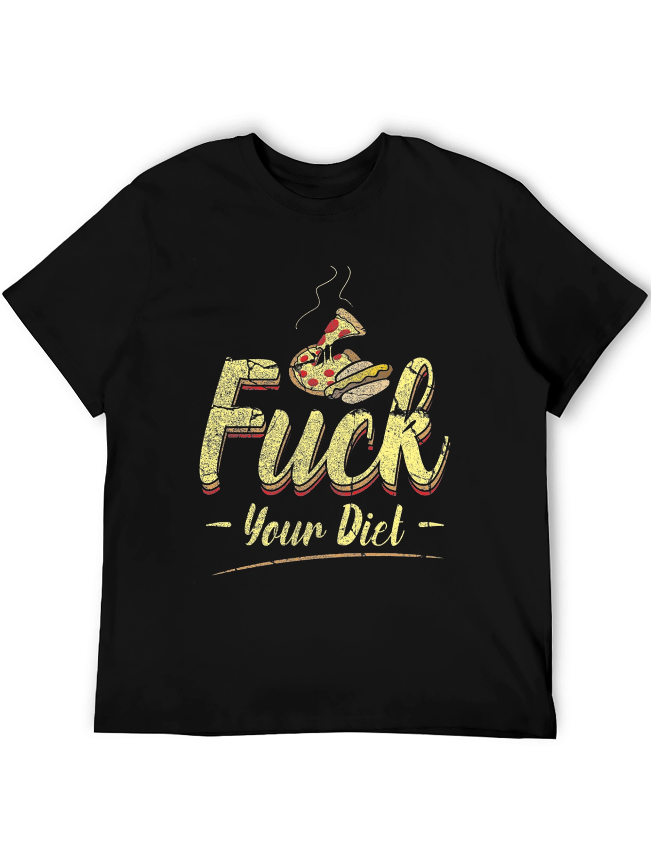 Funny F*ck Your Diet Graphic T-Shirt
