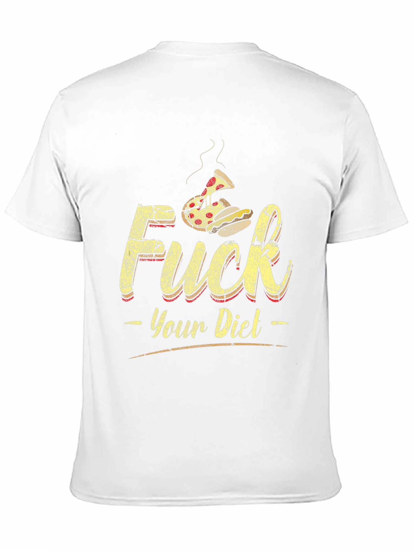 Funny F*ck Your Diet Graphic T-Shirt