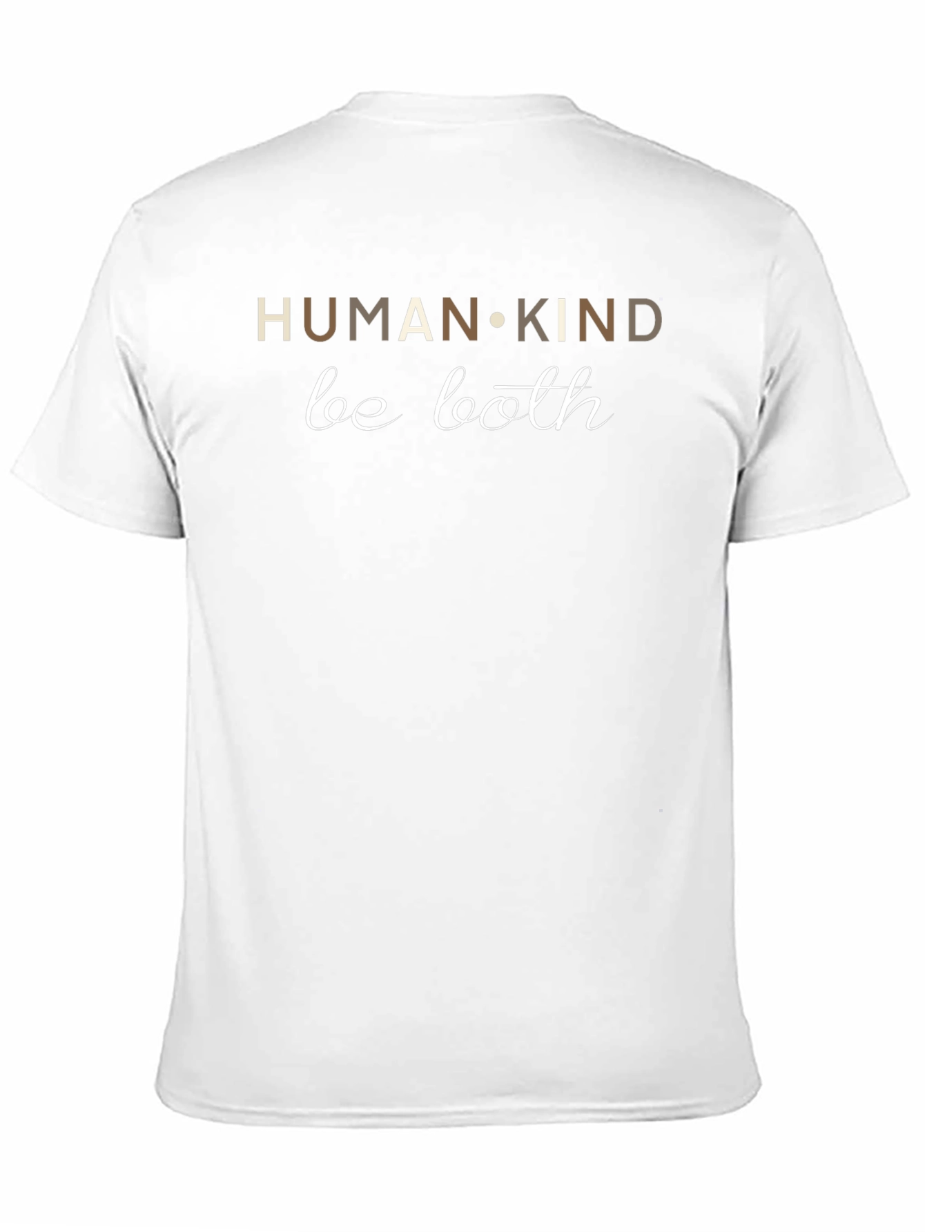 Human Kind Be Both Black Graphic Tee