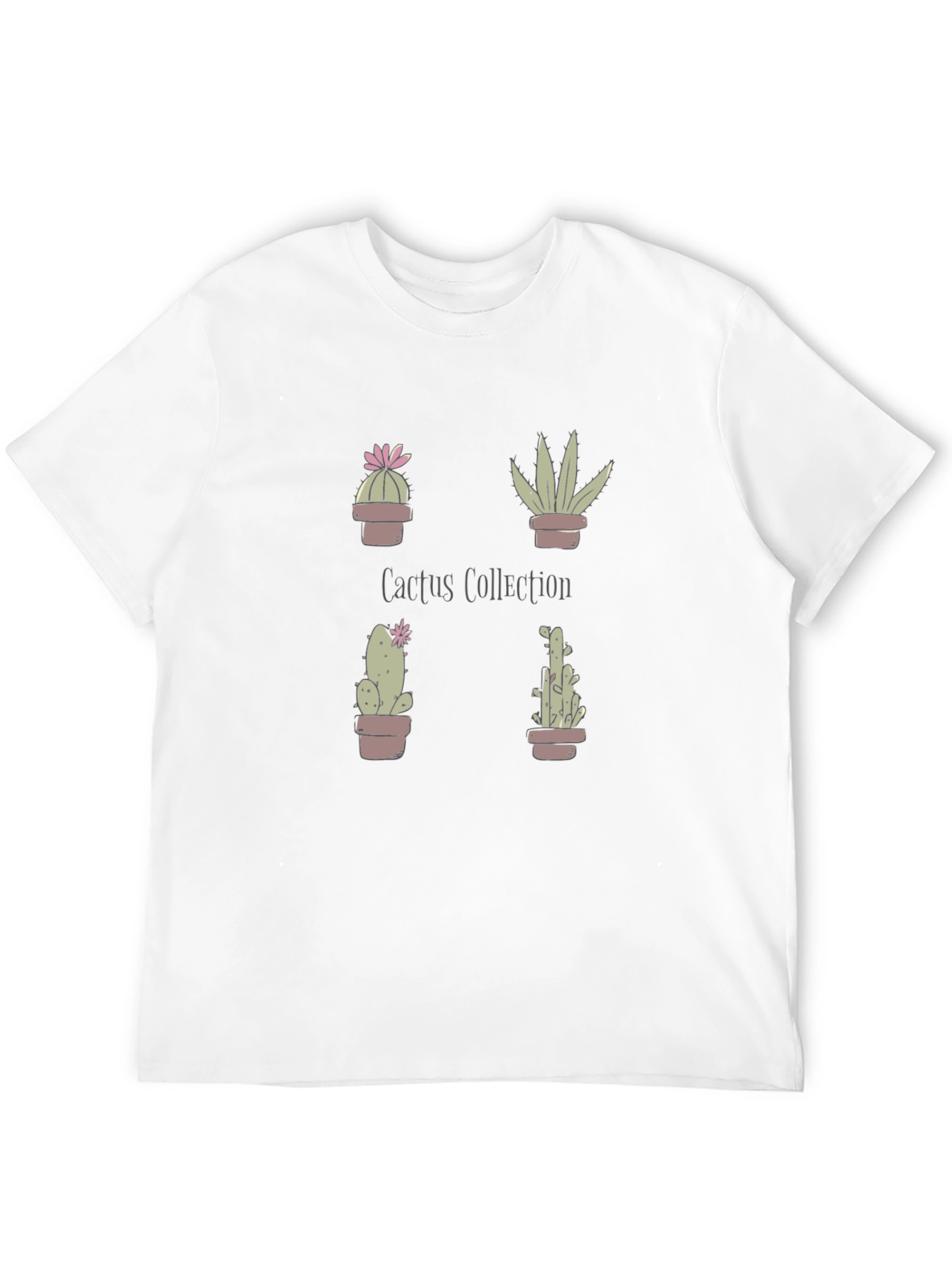Cactus Collection Graphic Tee - Black