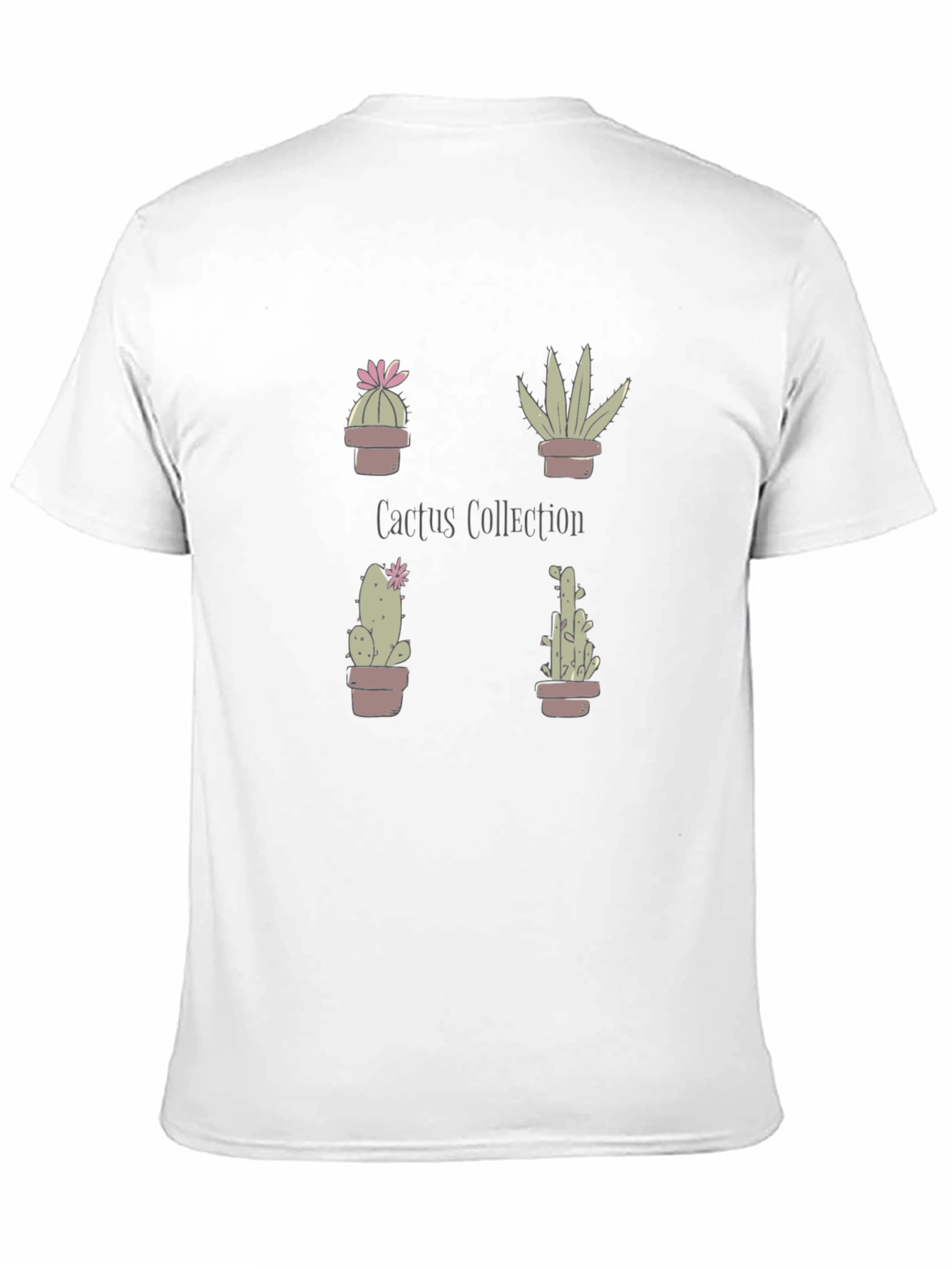 Cactus Collection Graphic Tee - Black