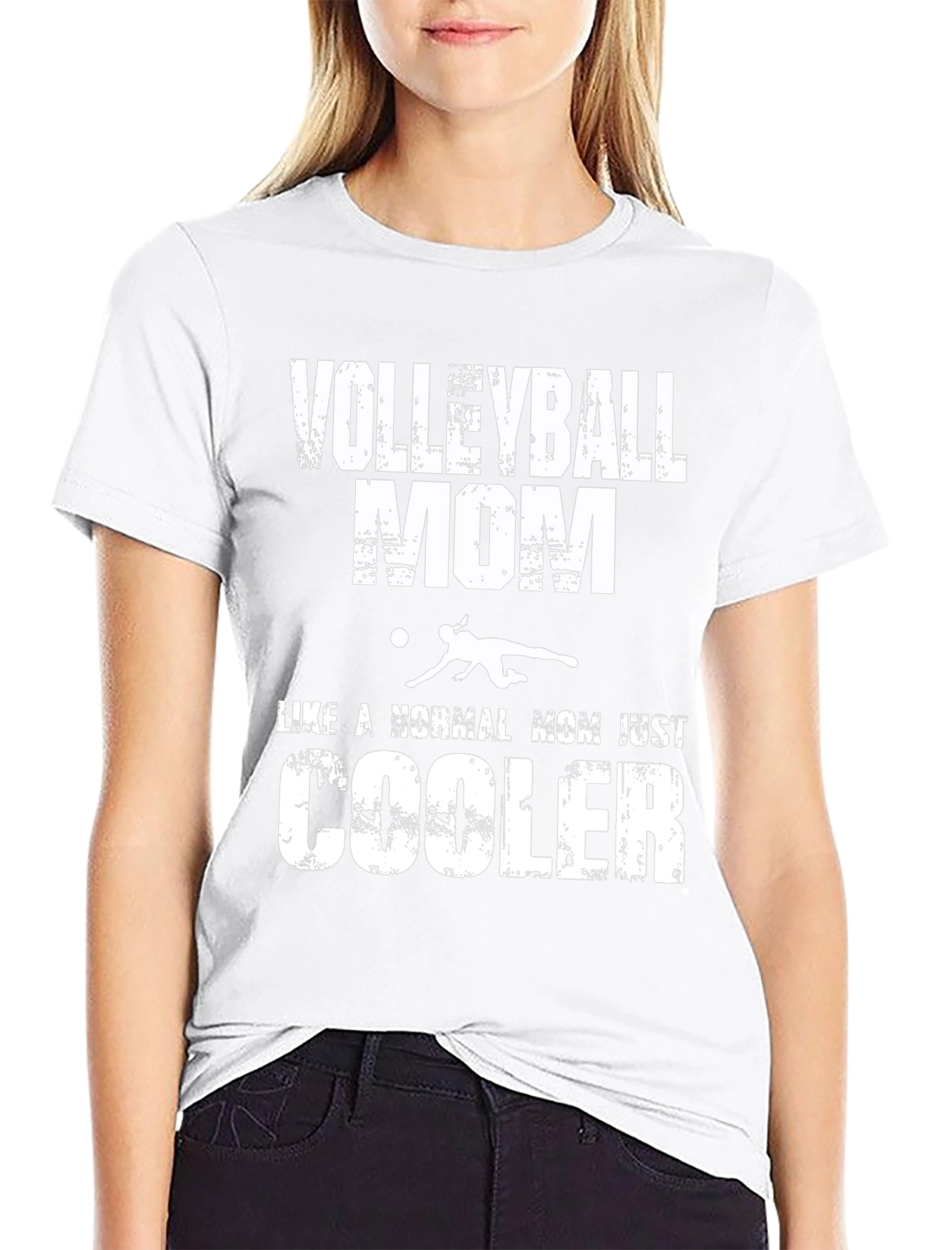 Volleyball Mom T-Shirt - Cool Mothers Day Gift