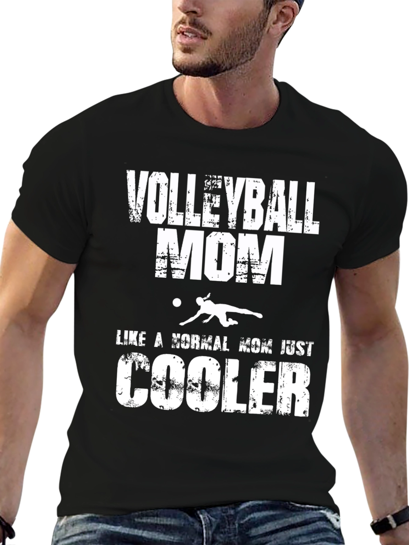 Volleyball Mom T-Shirt - Cool Mothers Day Gift