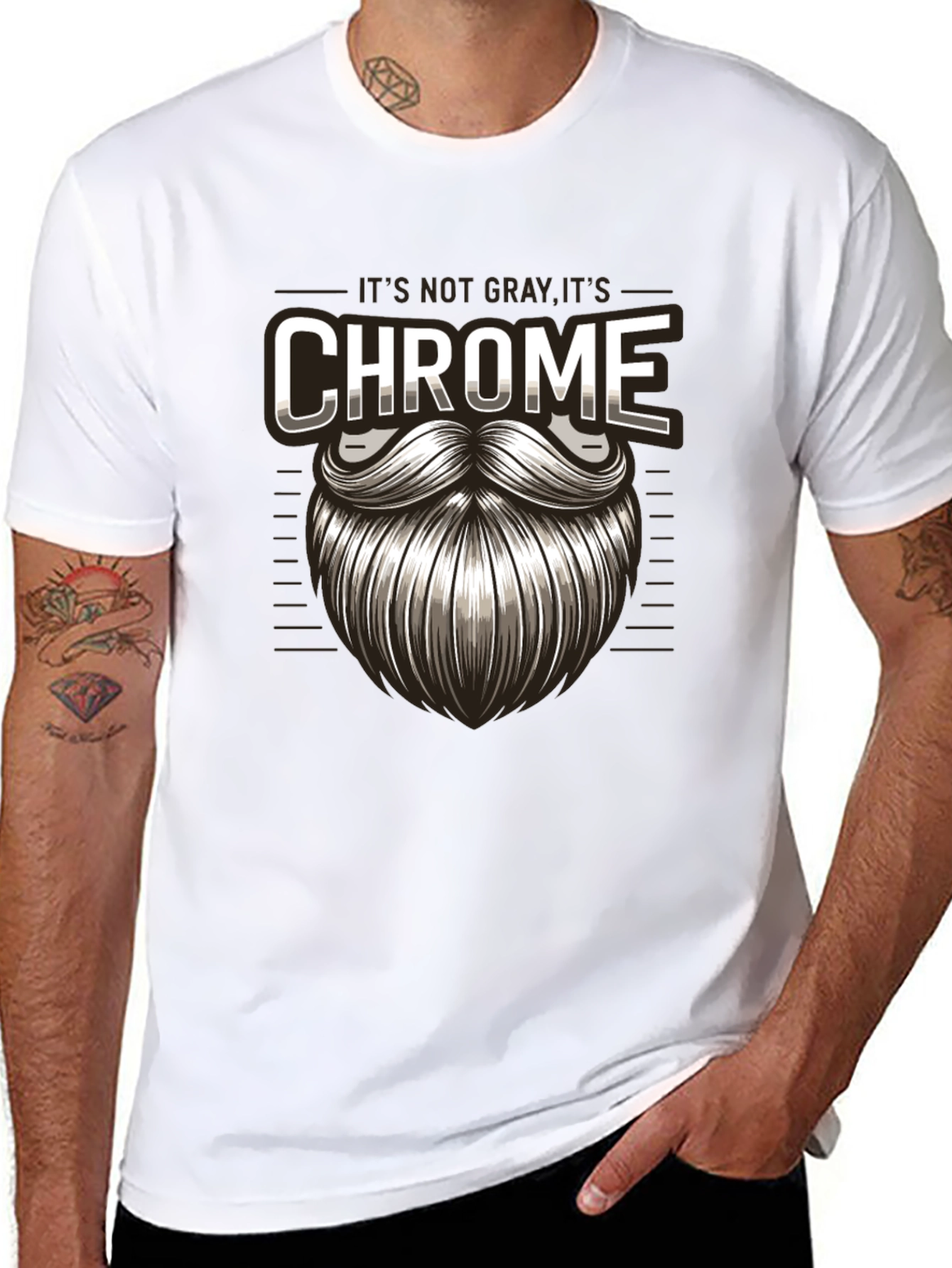 Its Not Gray Its Chrome T-Shirt