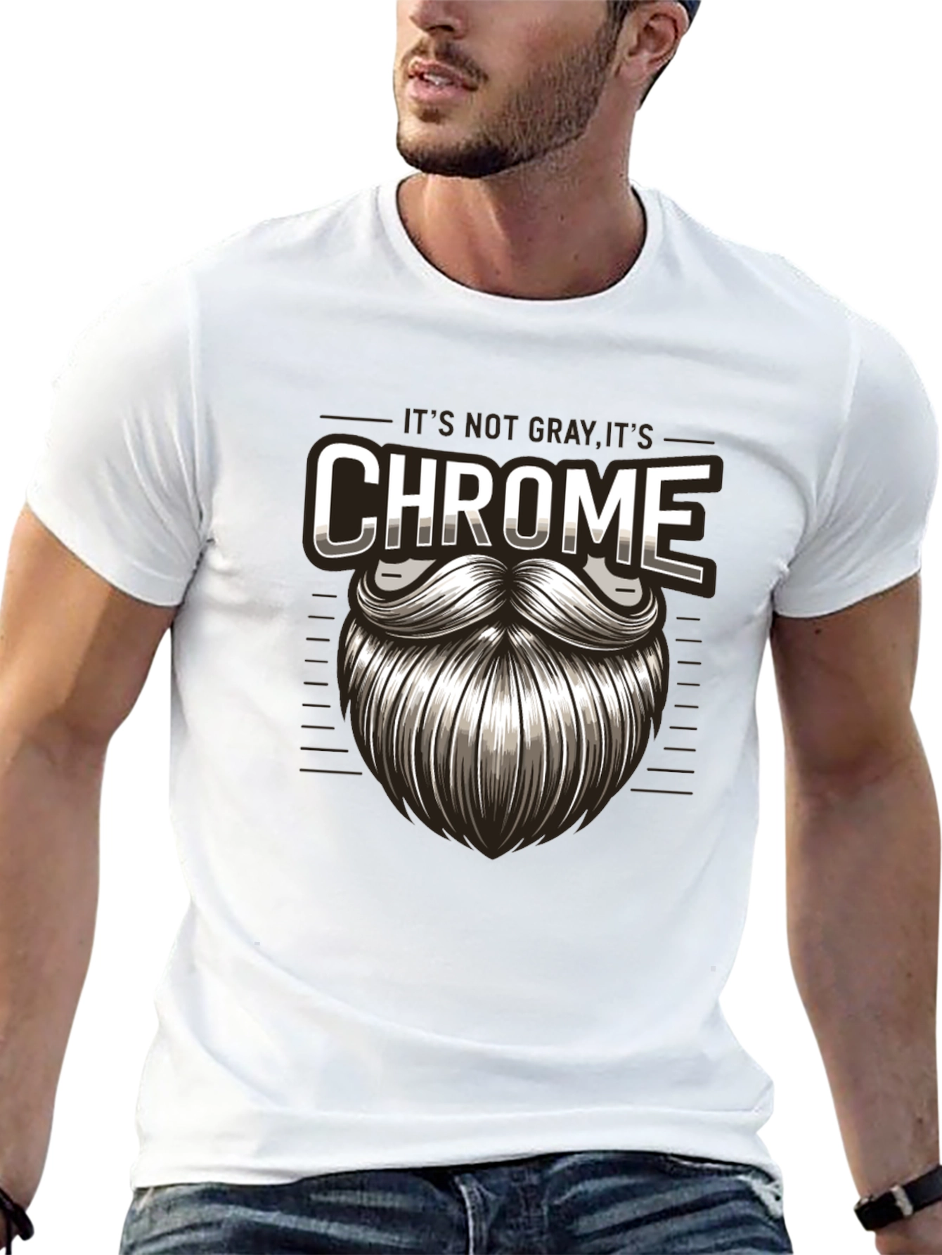 Its Not Gray Its Chrome T-Shirt