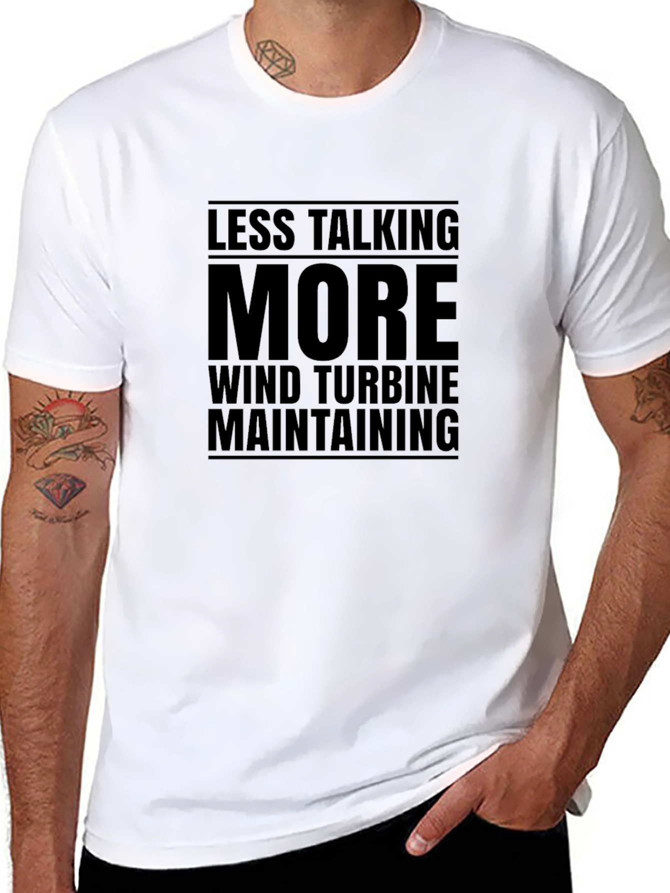 Wind Turbine Maintenance T-Shirt - Funny Work Tee