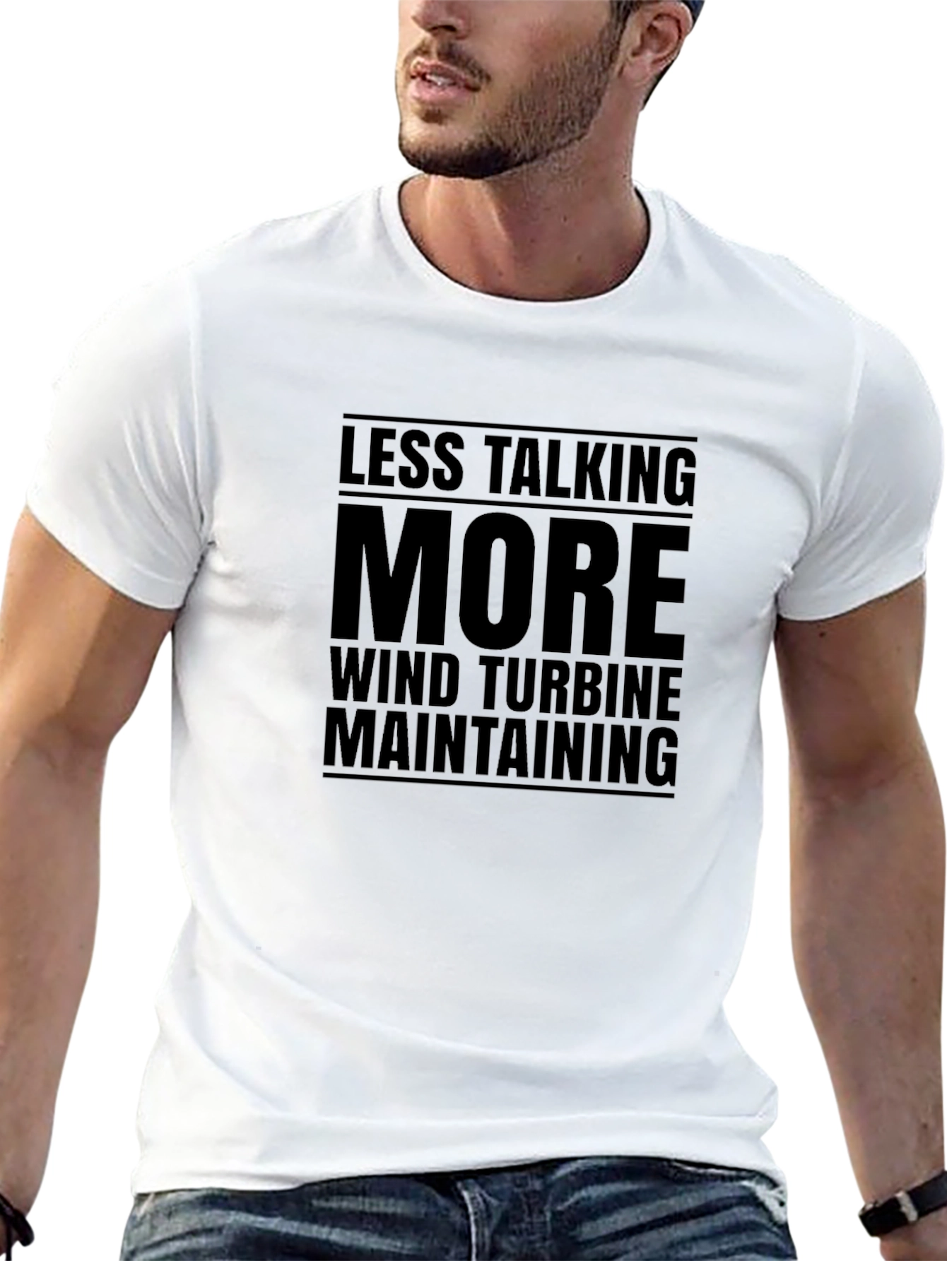 Wind Turbine Maintenance T-Shirt - Funny Work Tee